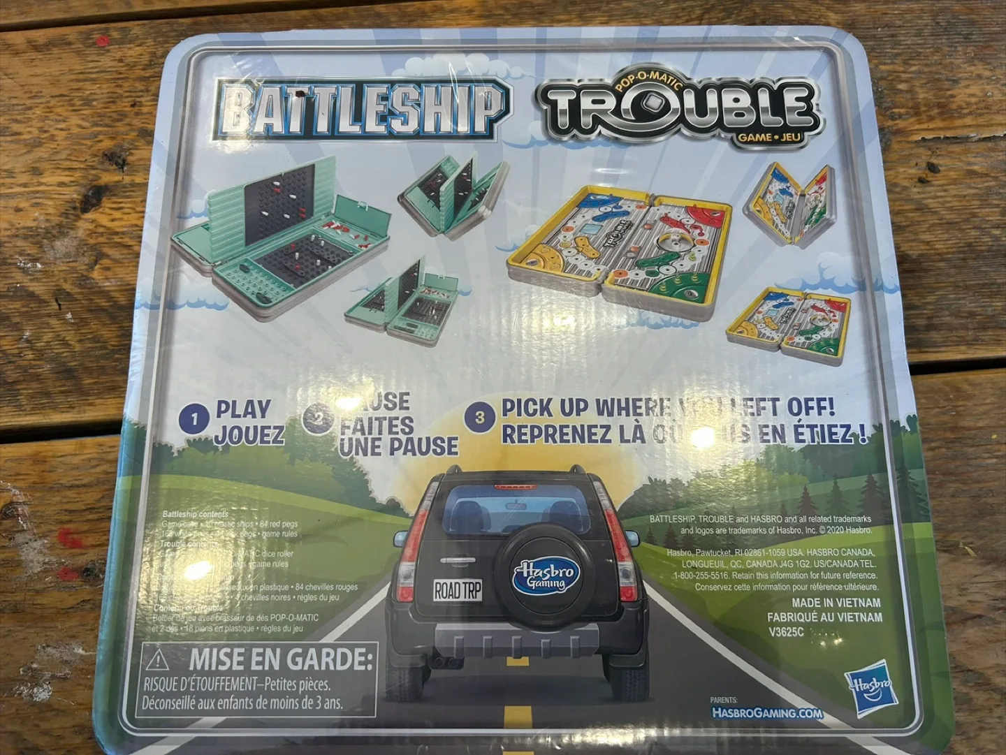 Hasbro Summer Road Trip Kit - Trouble and Battleship image indicator(2)