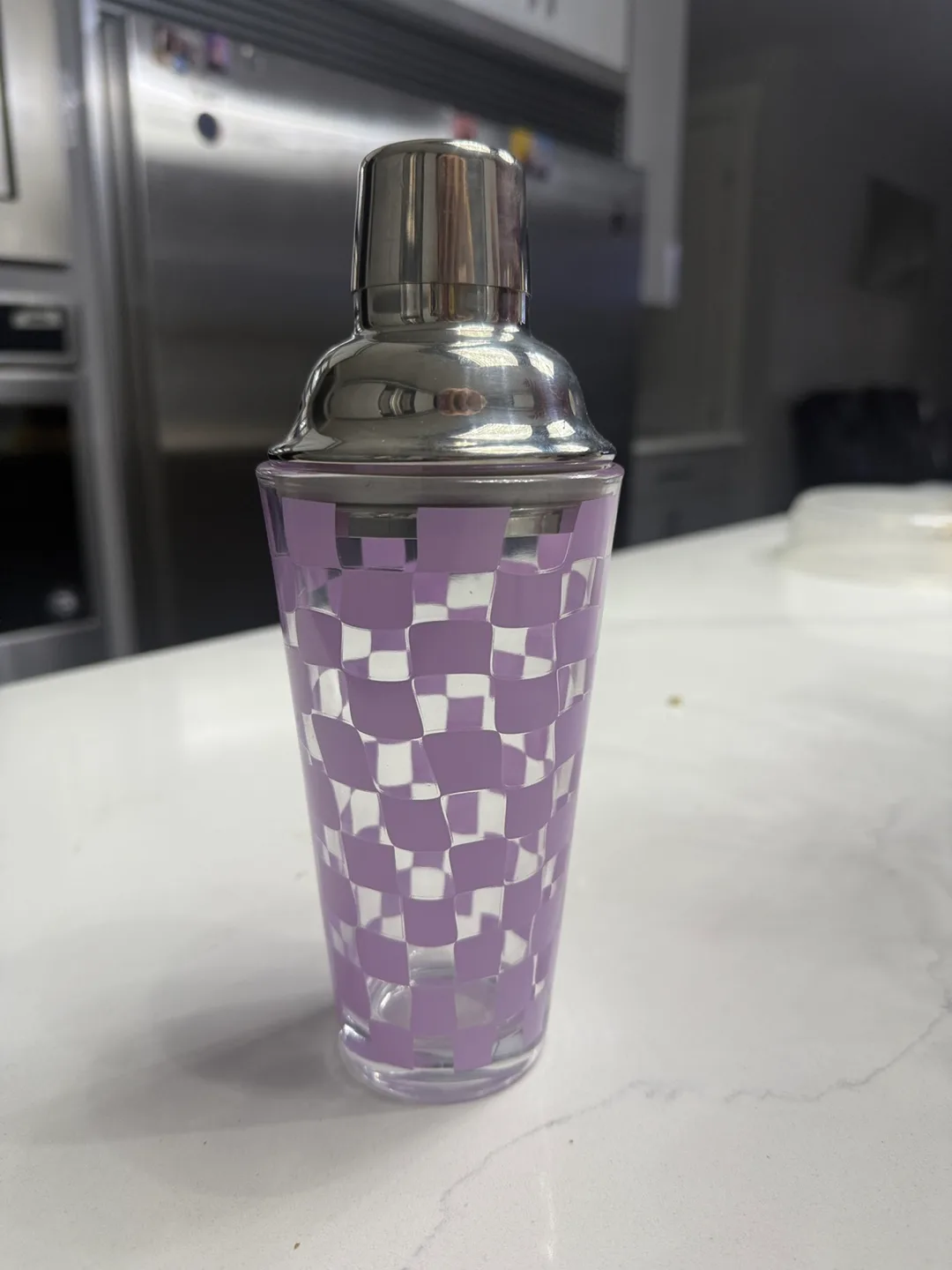 Cocktail Shaker - Purple & White Pattern image indicator(5)