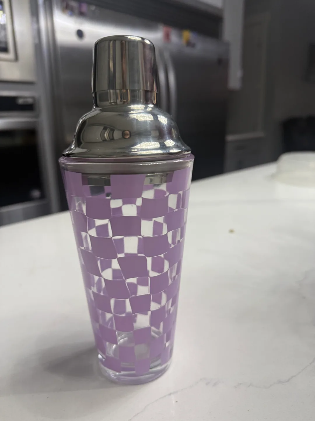 Cocktail Shaker - Purple & White Pattern image indicator(4)