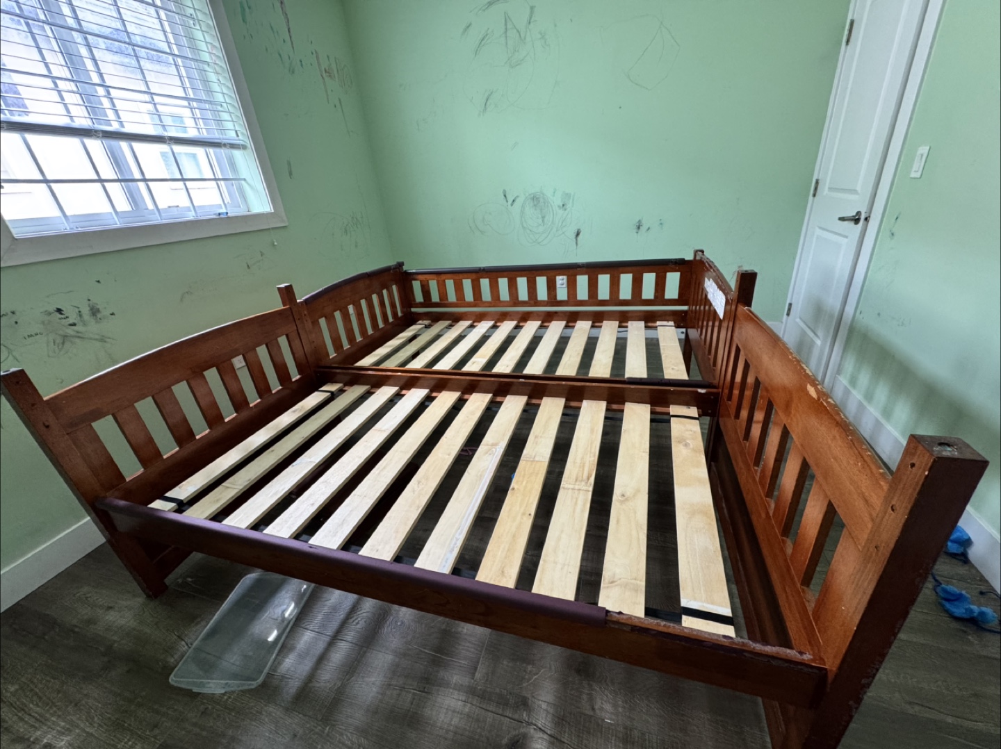 Solid Wooden Bunk Bed Frame - photo 2