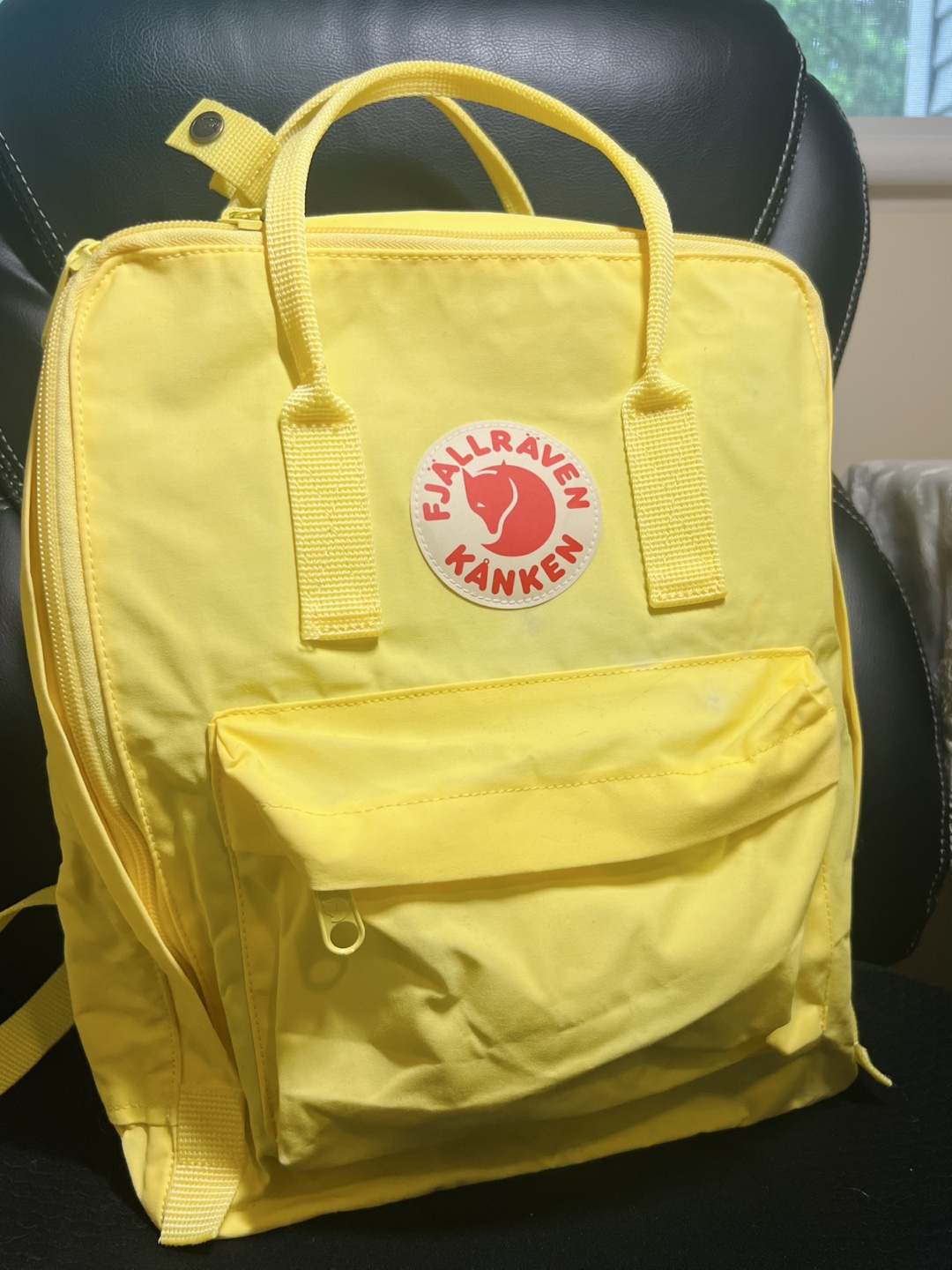 fjallraven kanken mini backpack yellow