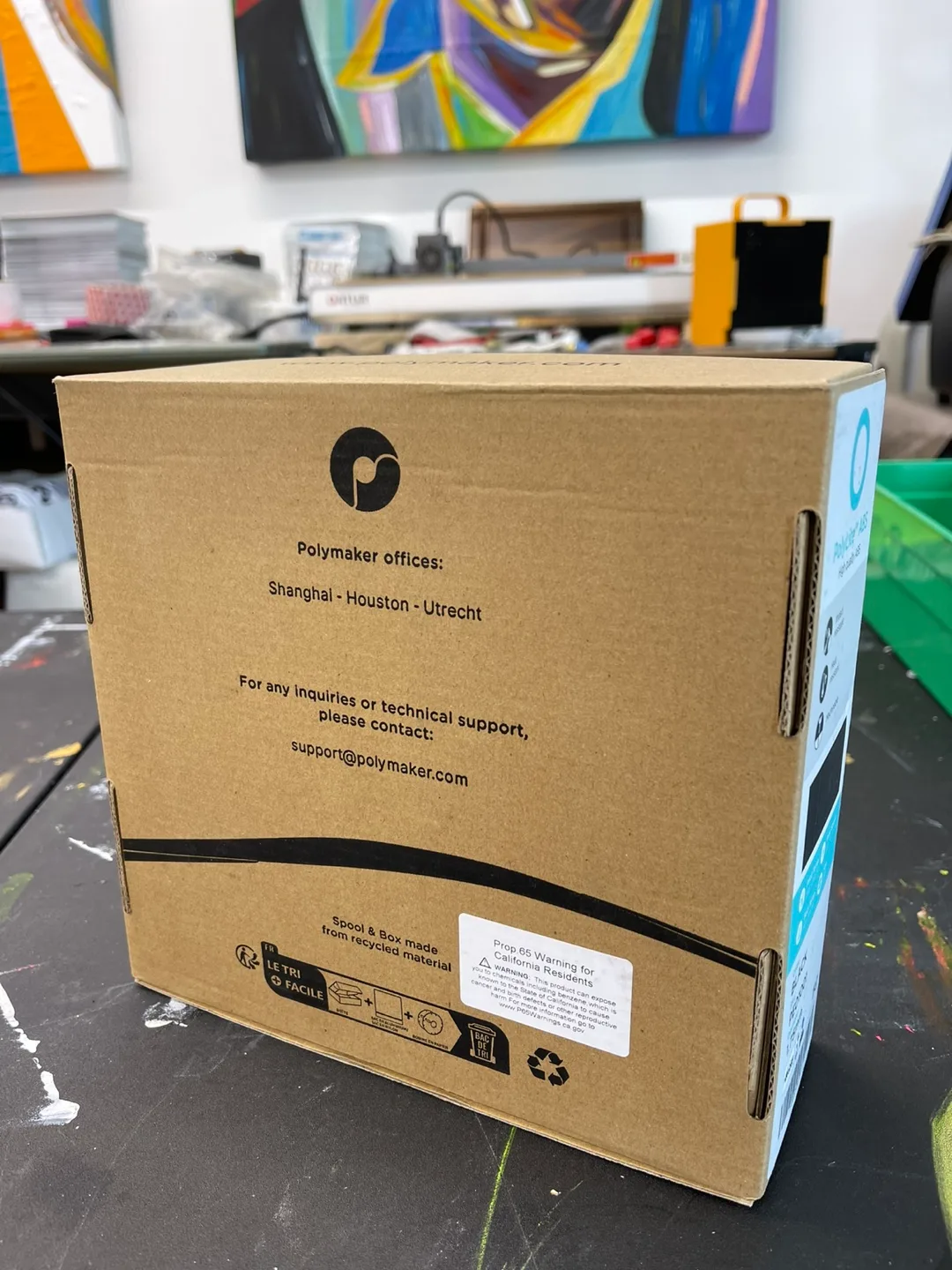 New Polymaker PolyLite ABS 3D Printing Filament - Black image indicator(2)