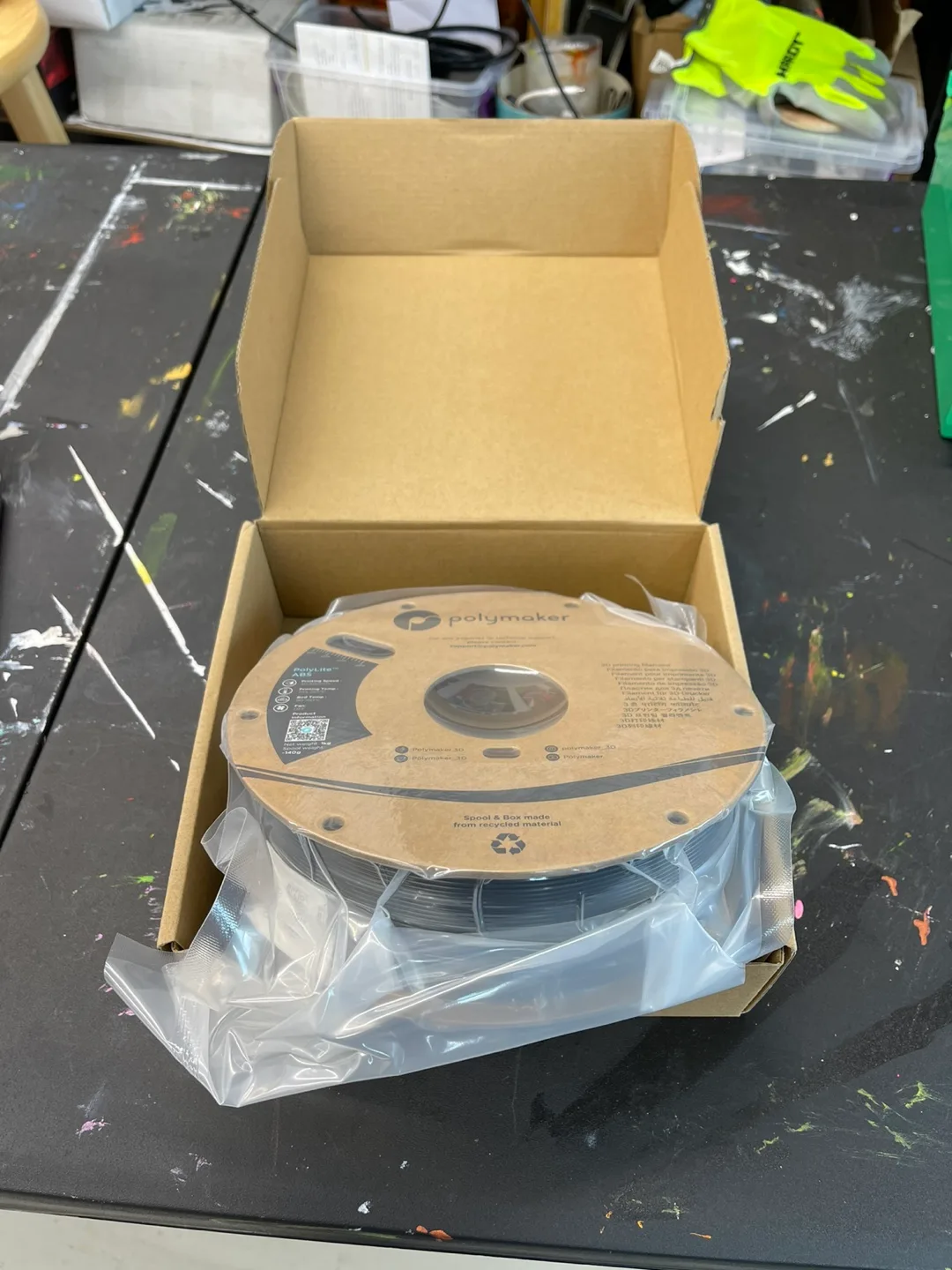 New Polymaker PolyLite ABS 3D Printing Filament - Black image indicator(4)