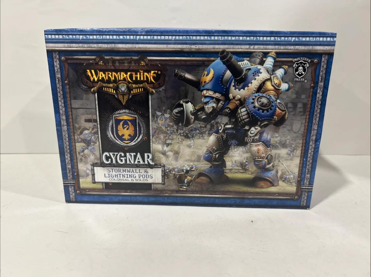 WarMachine Cygnar Stormwall & Lightning Pods Colossal & Solos thumbnail