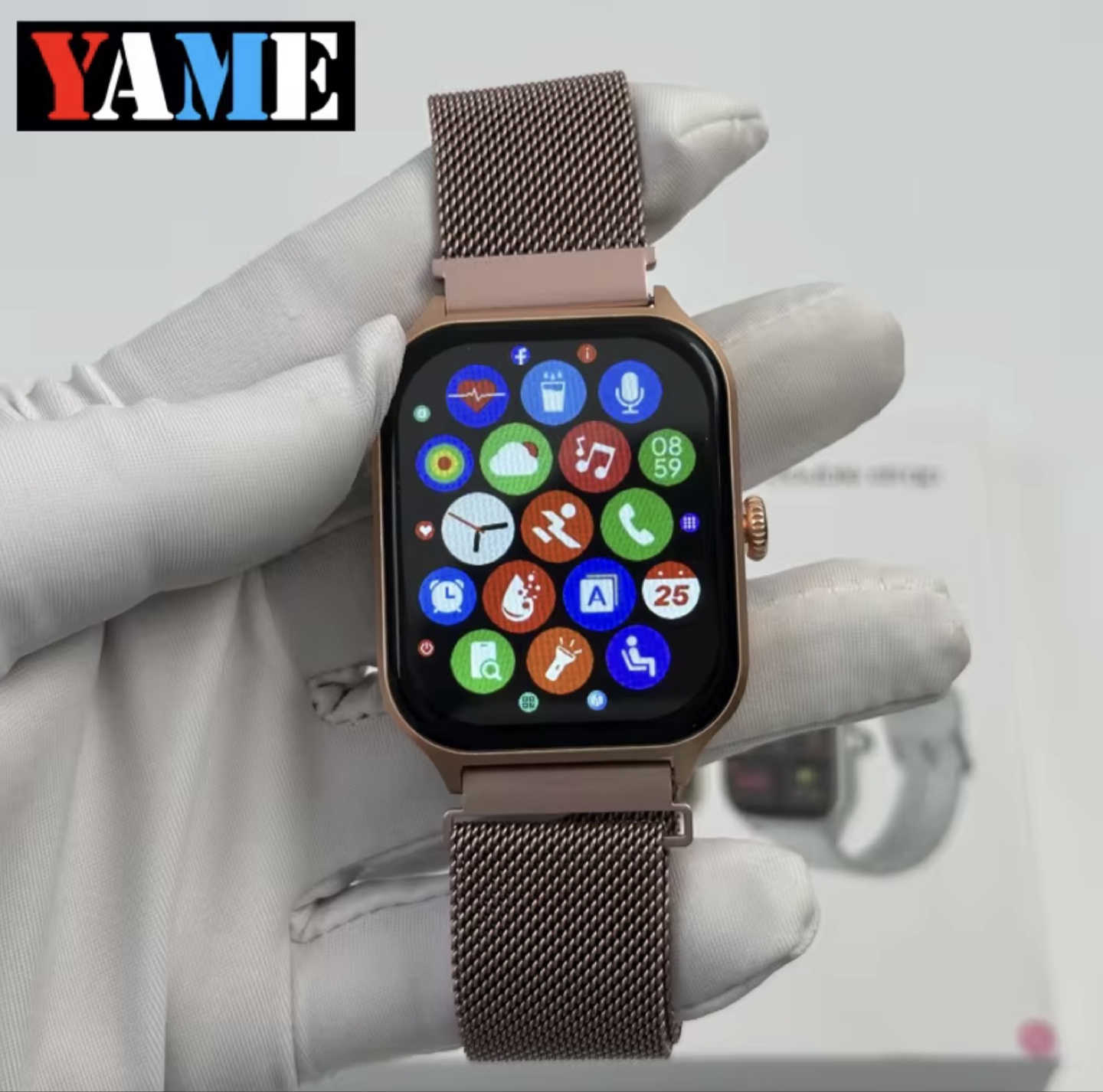 YAME GTS 4 Smartwatch with Double Strap