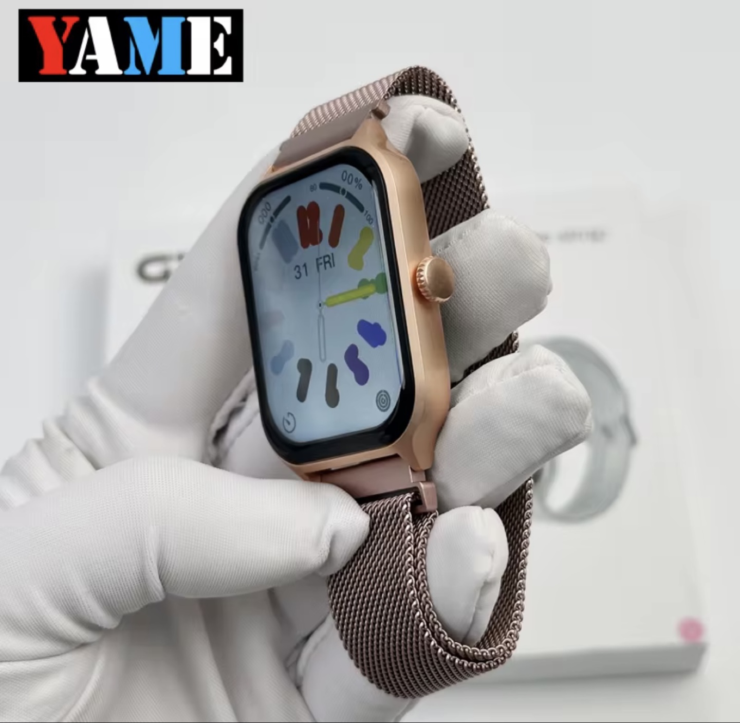 YAME GTS 4 Smartwatch with Double Strap - photo 2