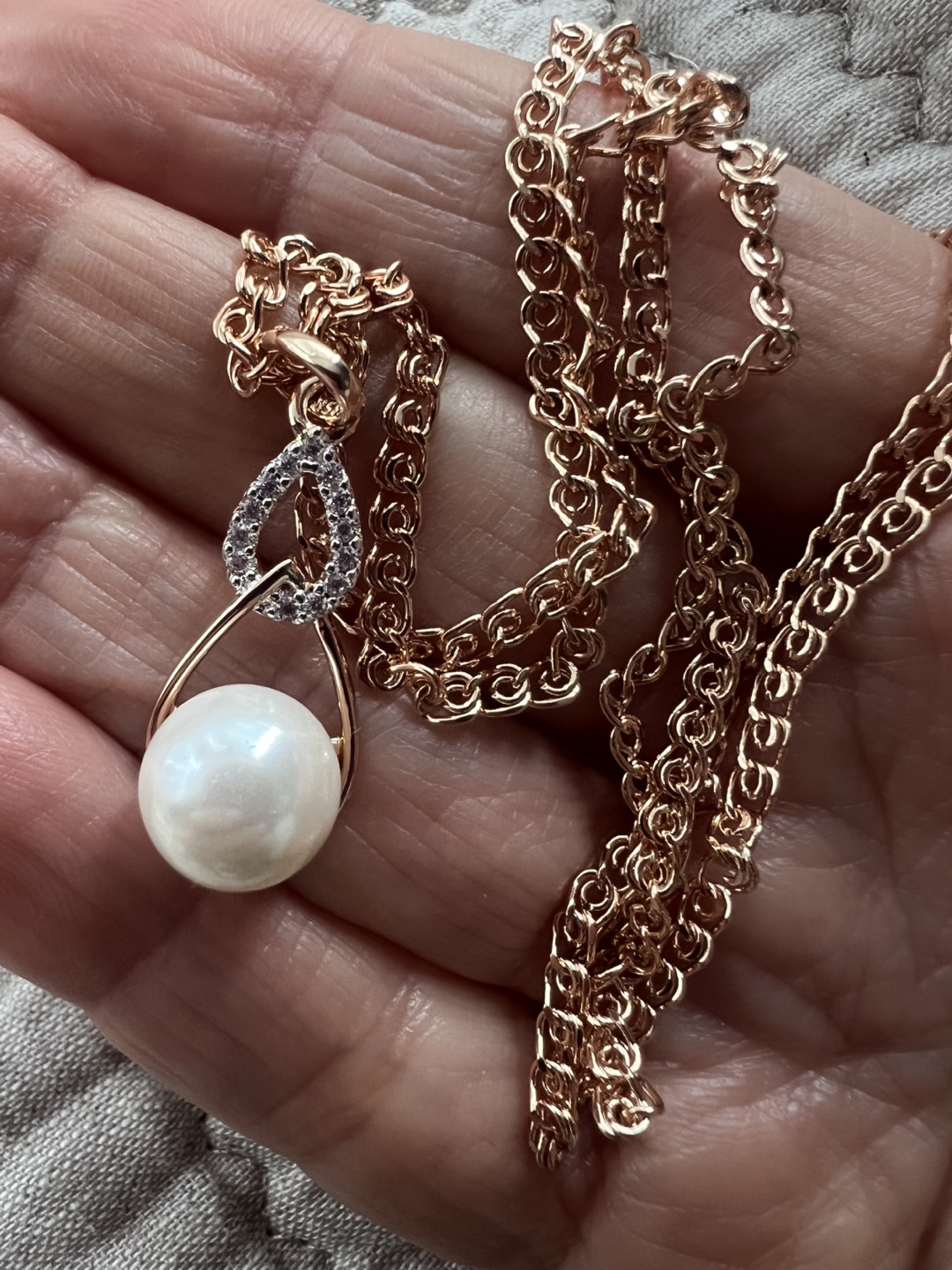 14k pearl necklace