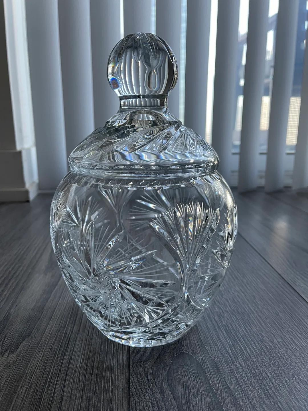 Crystal Candy Dish with Lid thumbnail