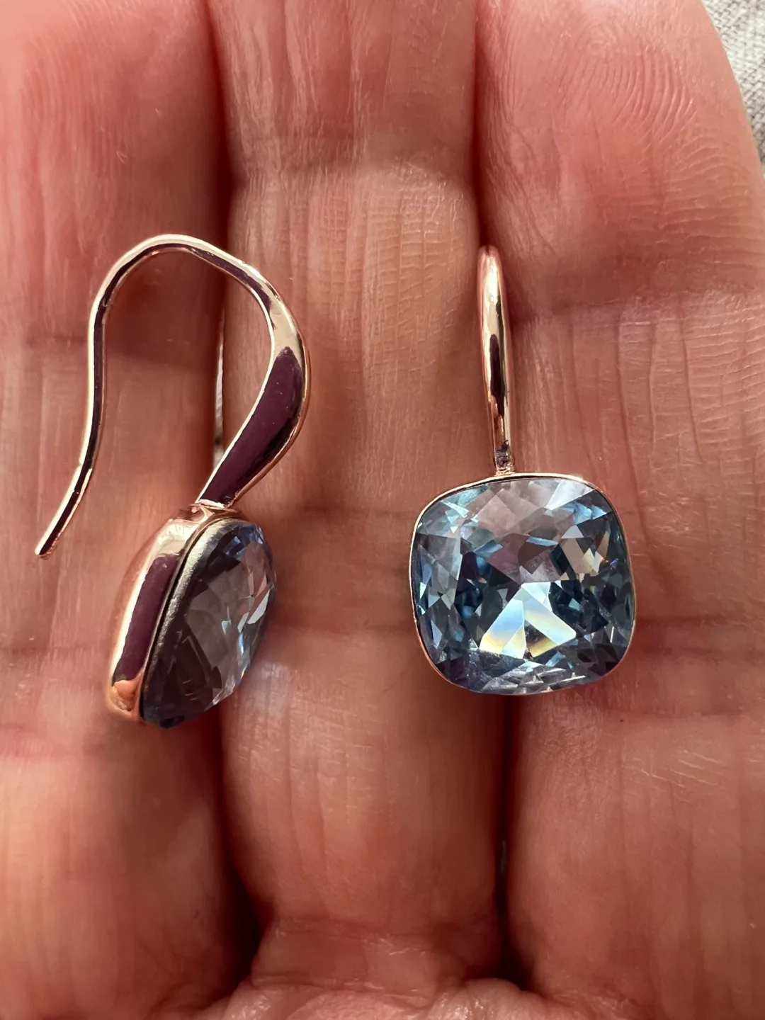 14k topaz earrings