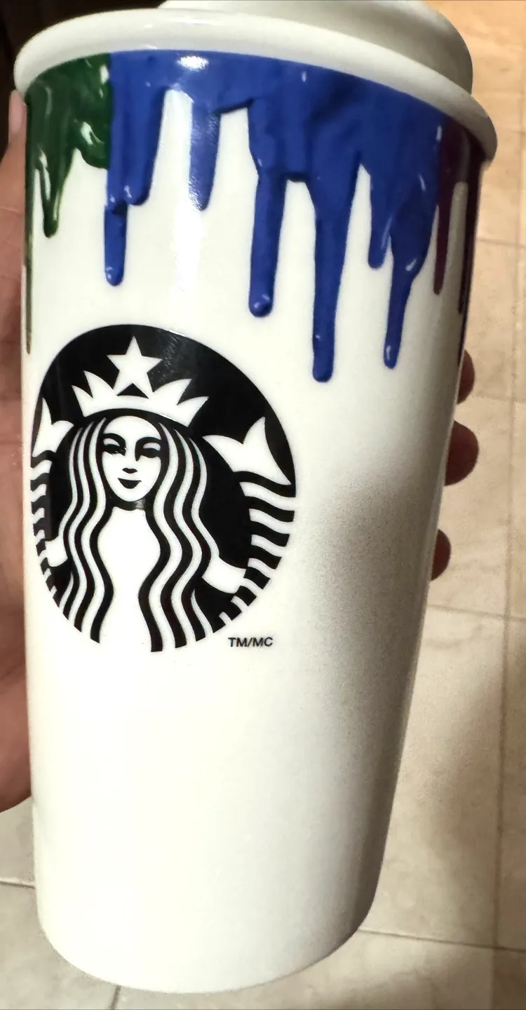Starbucks White Drip Coffee Tumbler thumbnail