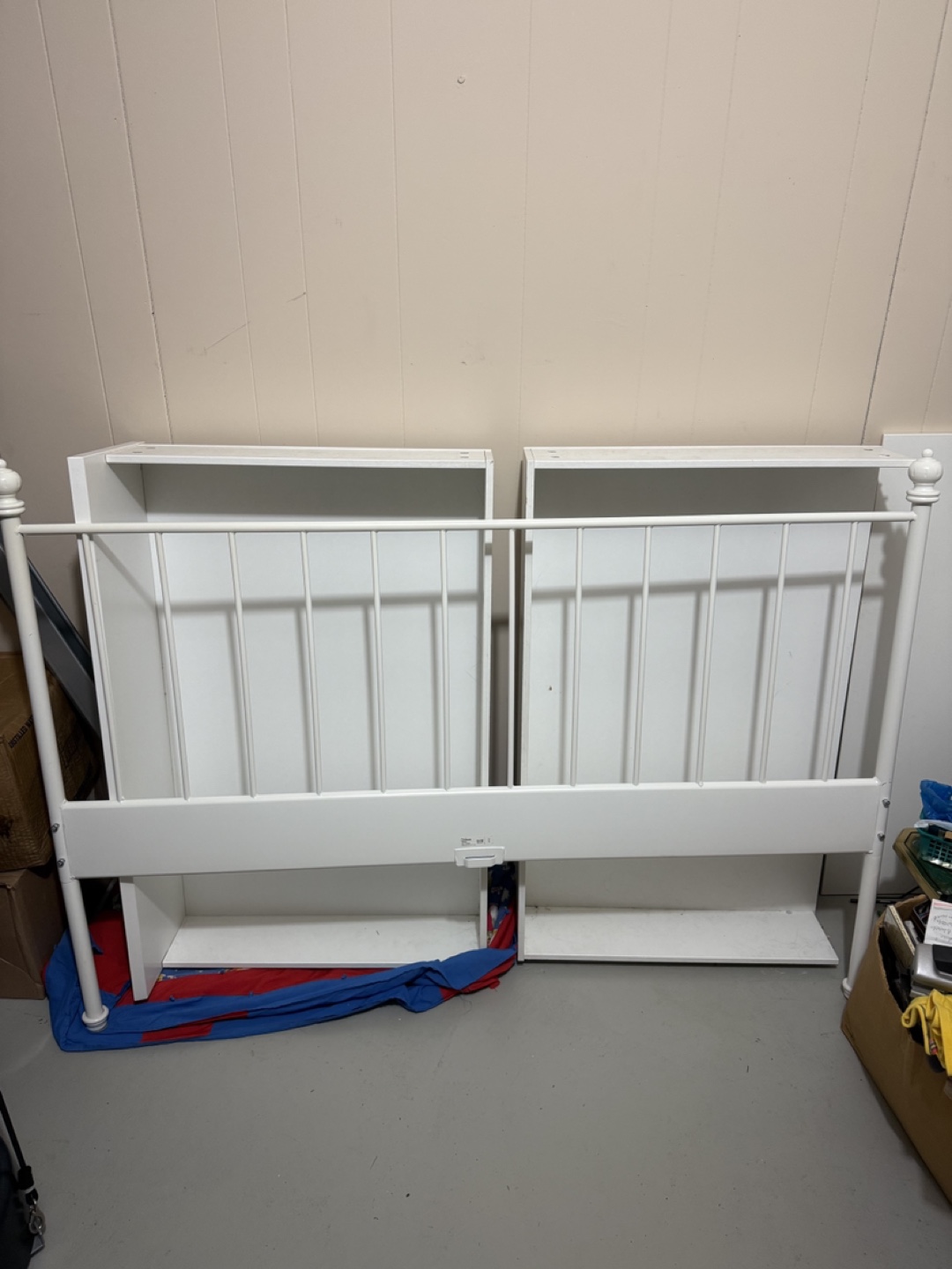 White Metal Double Bed Frame – $50 OBO -Must Sell Fast! - photo 3