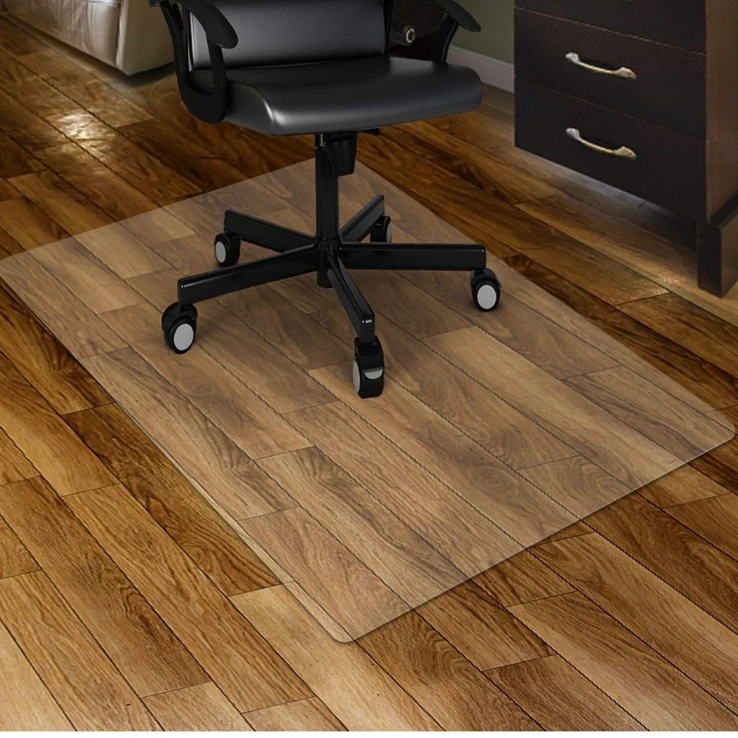 Transparent Office Chair Mat - Floor Protector thumbnail