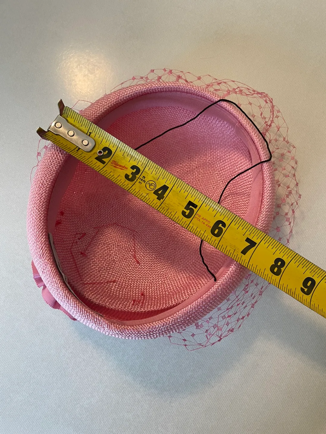 Elegant Pink Pillbox Hat image indicator(6)