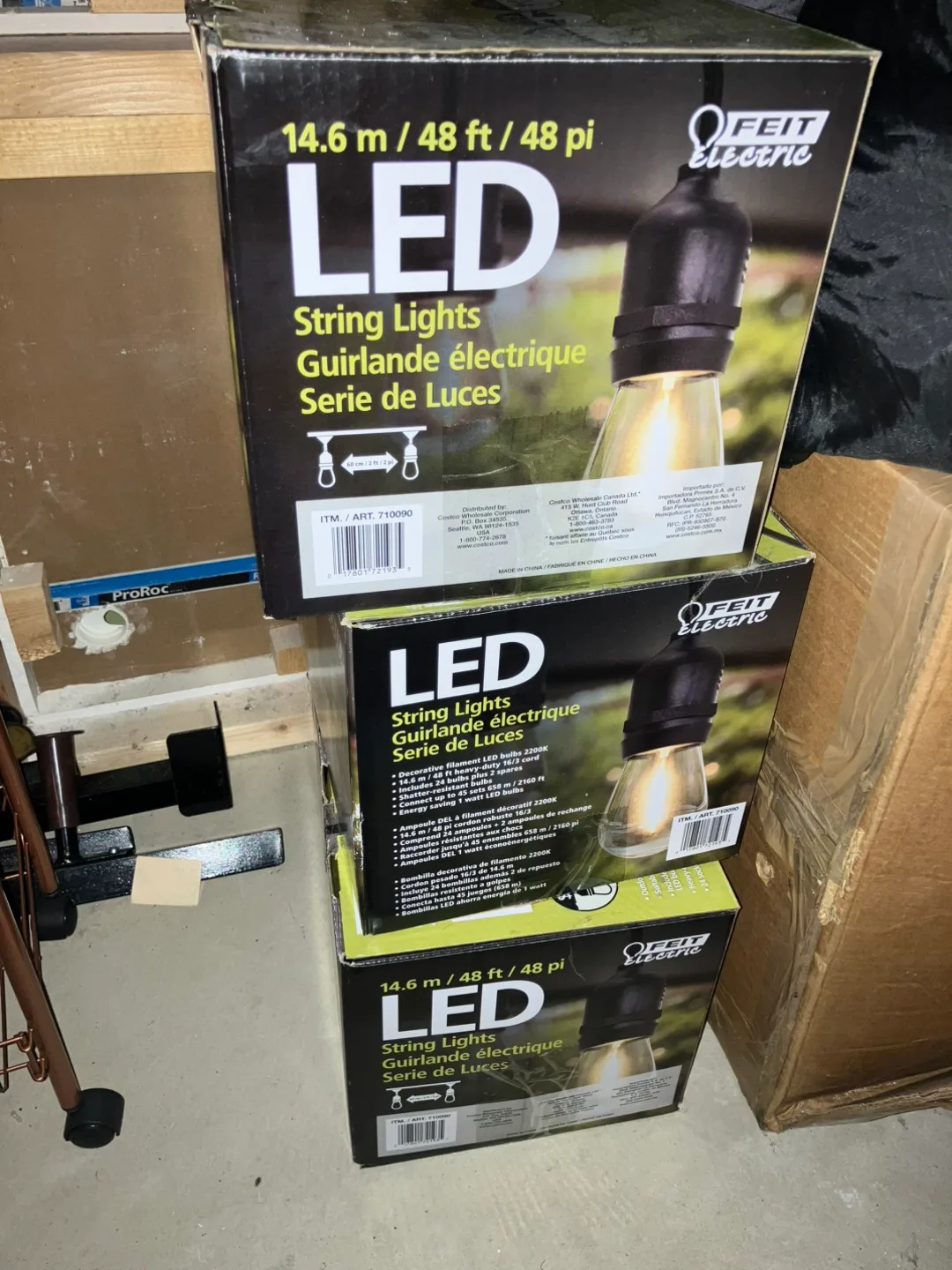3 boxes of LED String Lights thumbnail