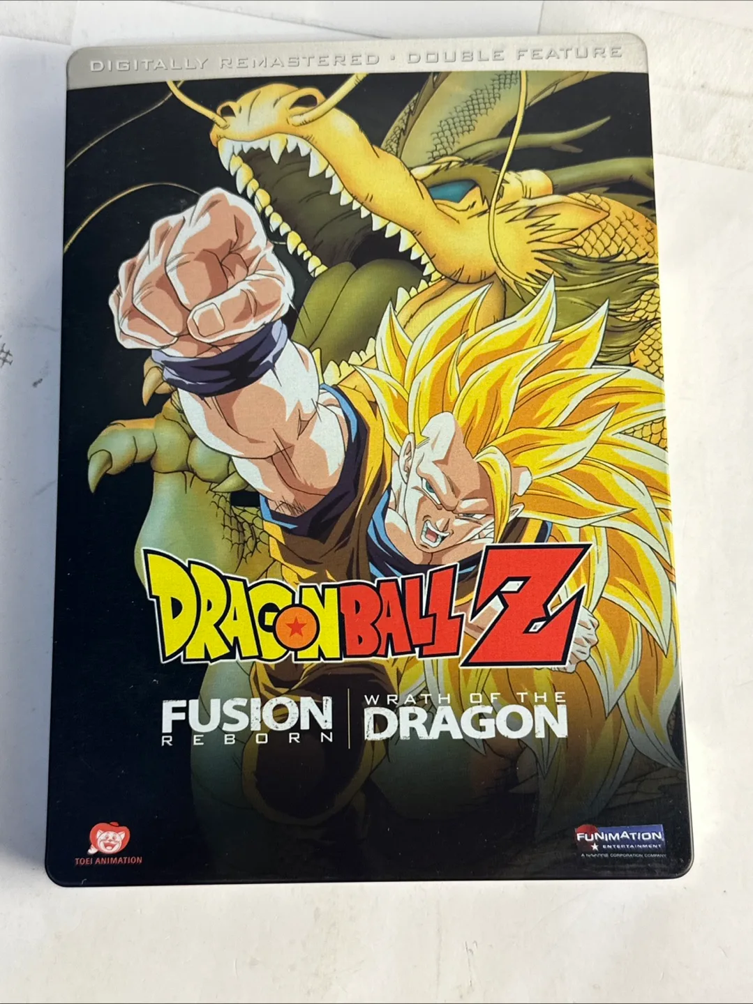Dragon Ball Z Fusion Reborn/Wrath of the Dragon DVD Steelbook thumbnail
