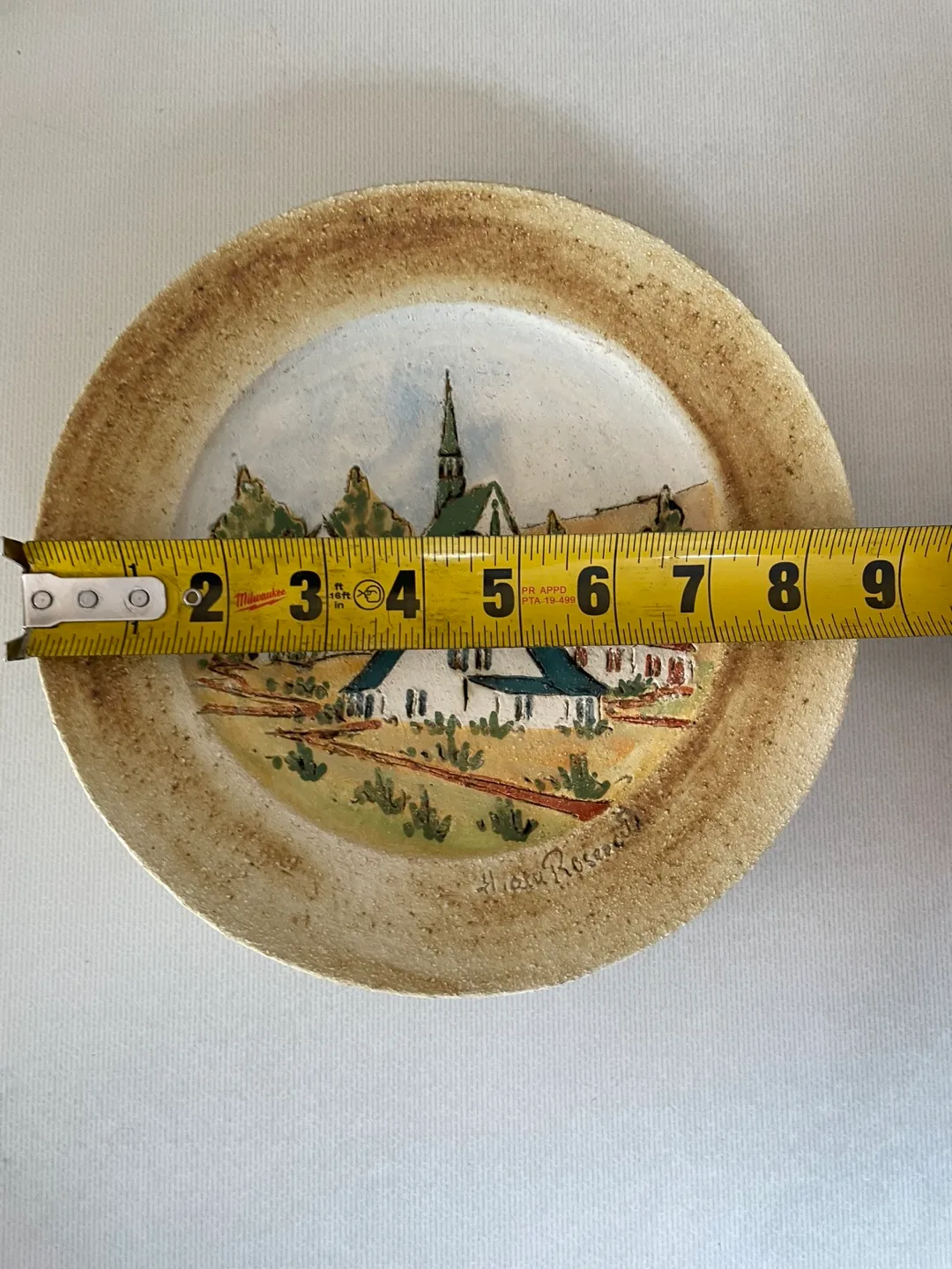 Hubert du Roscoat collector wall plate image indicator(3)