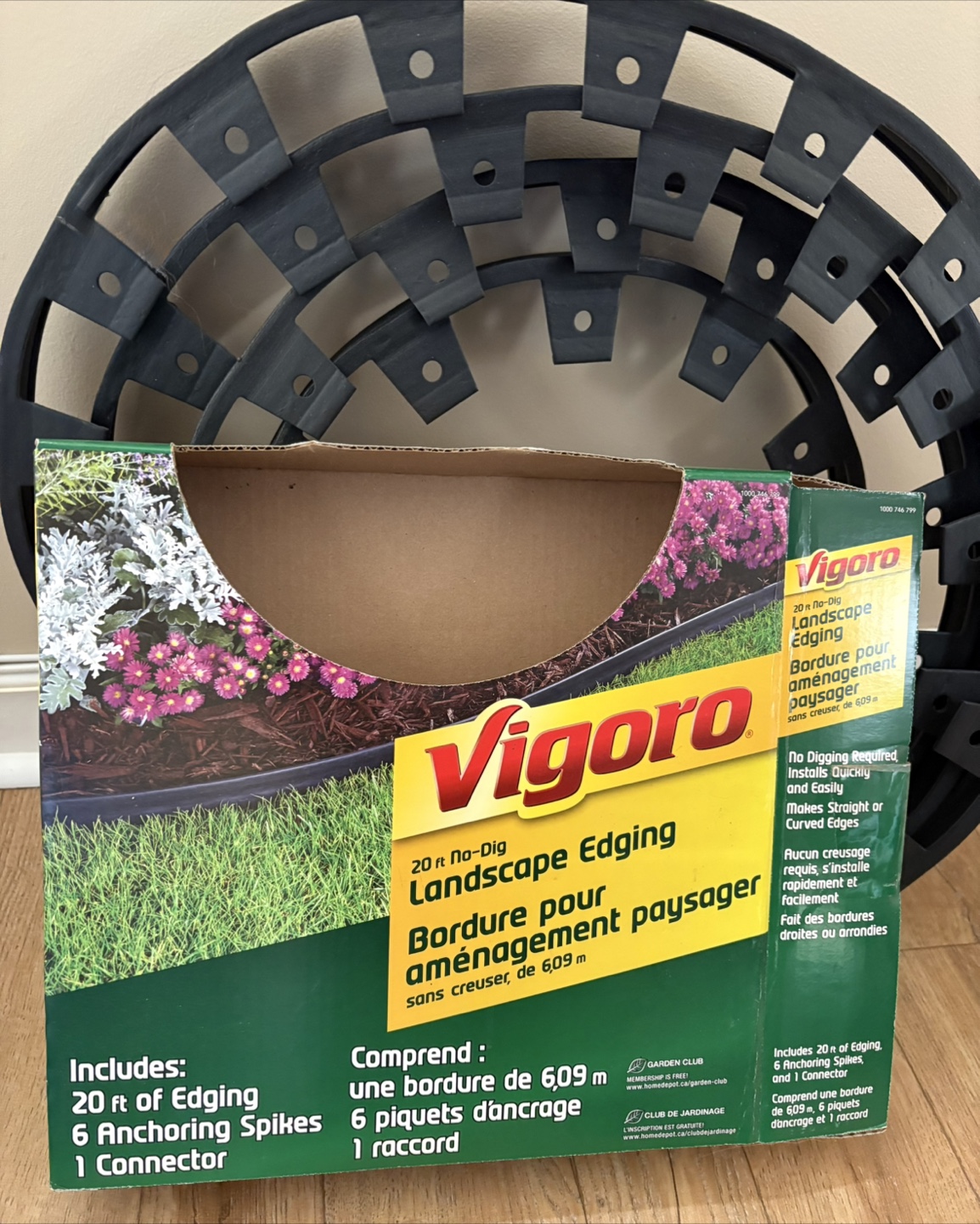 Vigoro 20 ft No-Dig Landscape Edging Kit