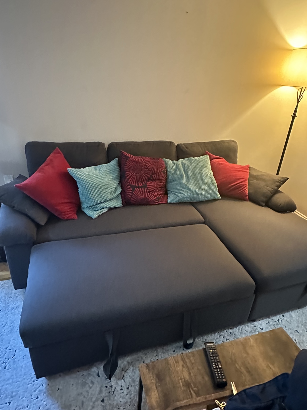 Sleeper Sofa - Dark Gray (Queen size) Bought from Wayfair) - photo 2