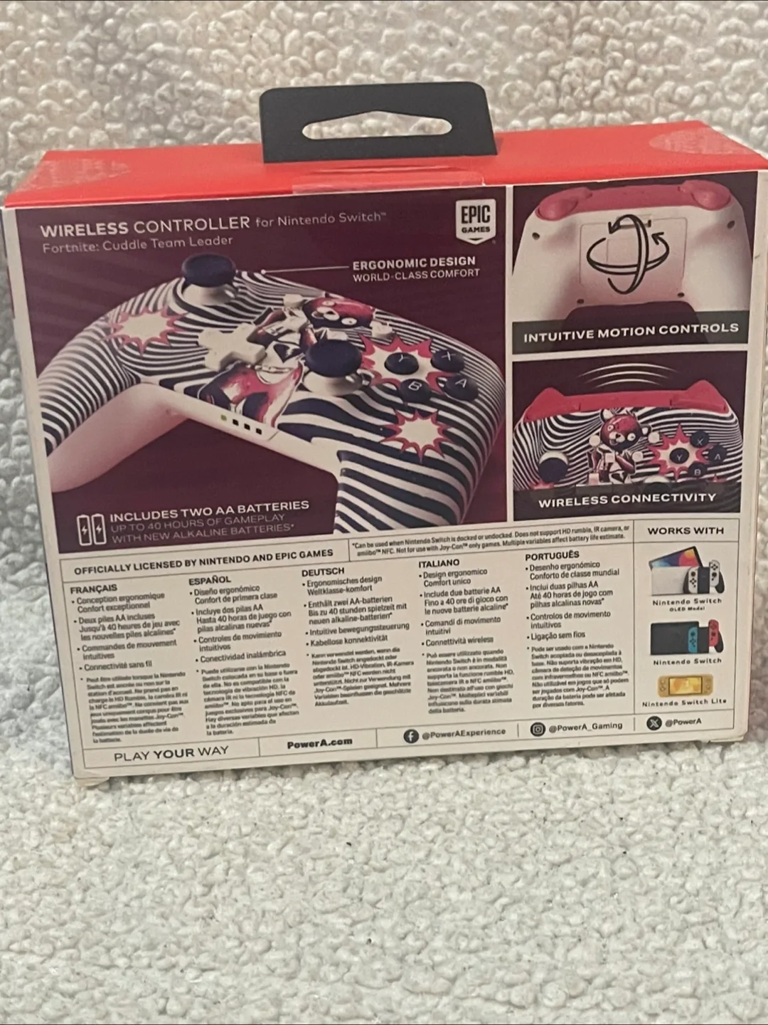 PowerA Fortnite Cuddle Team Leader Wireless Controller - New! image indicator(5)