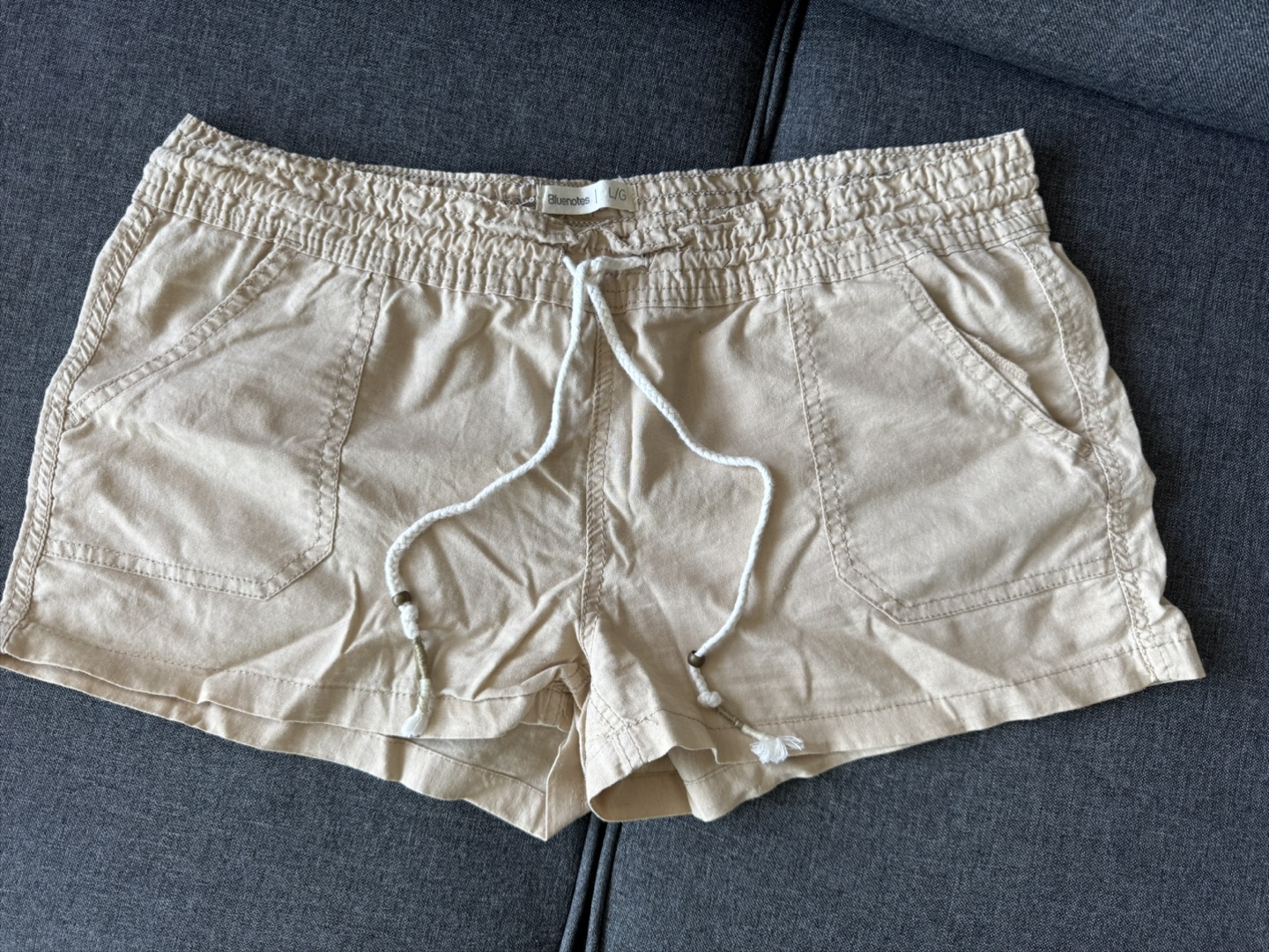 Bluenotes Beige Shorts - Size L