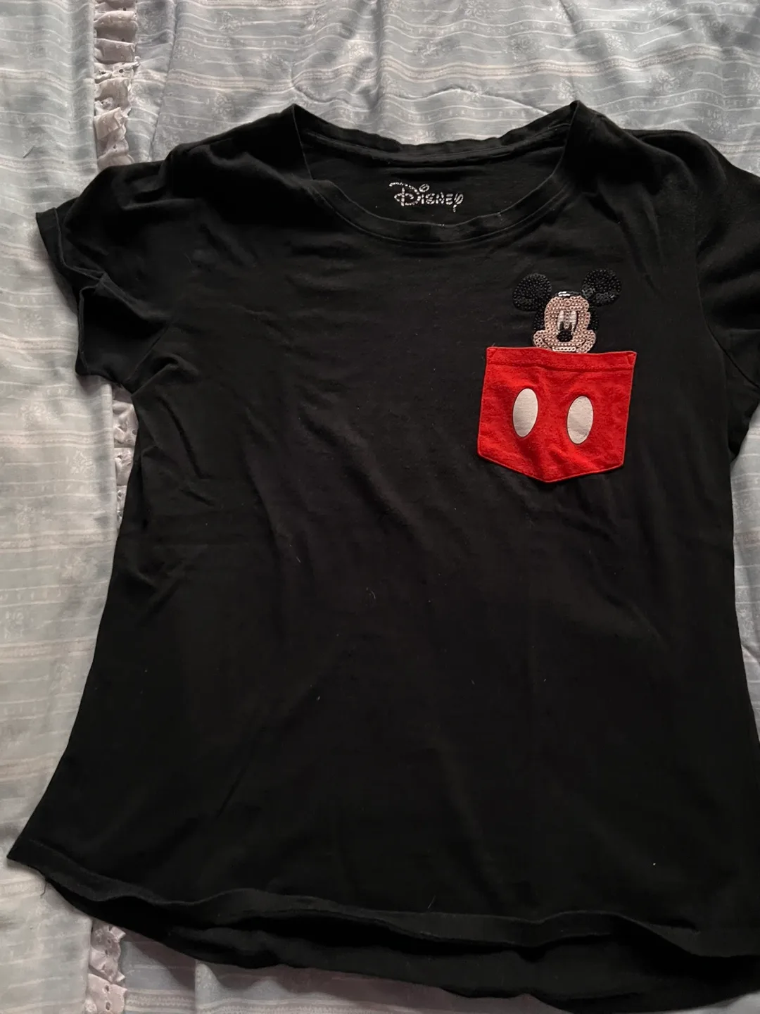 Disney Mickey Mouse Black T-Shirt - Size M image indicator(2)
