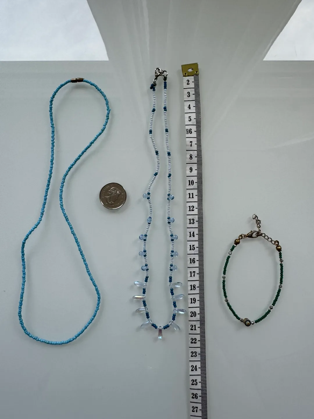Handmade Beaded Necklace & Bracelet Set image indicator(2)