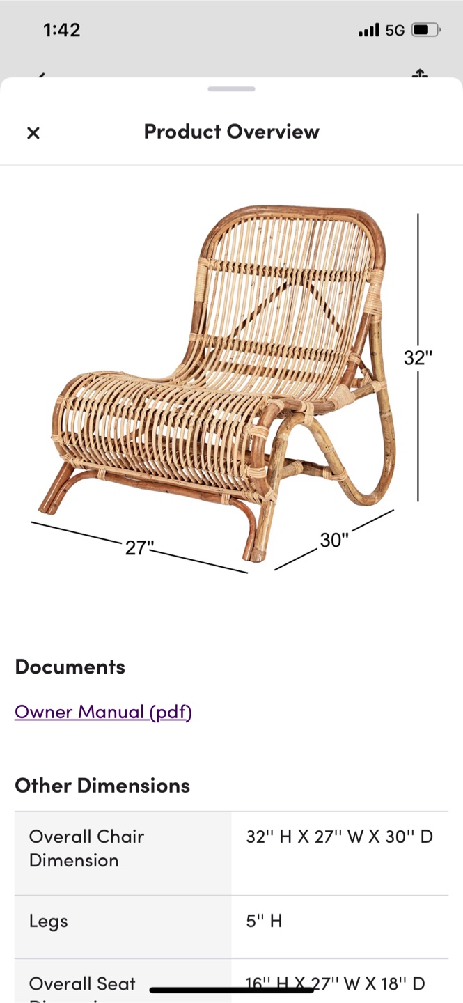 Boho indoor/outdoor - Rattan Chair - photo 4