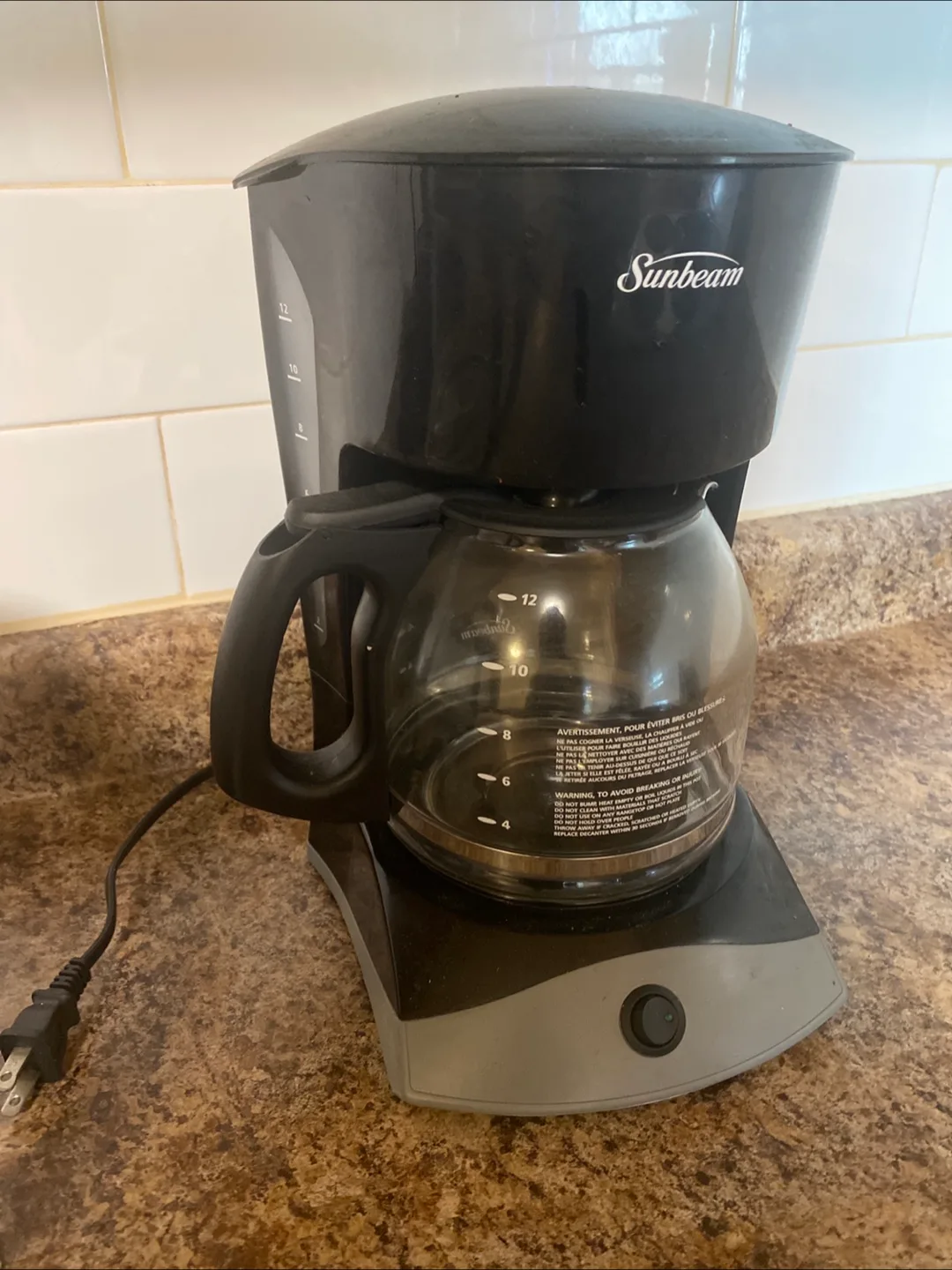 Sunbeam Black Coffee Maker thumbnail
