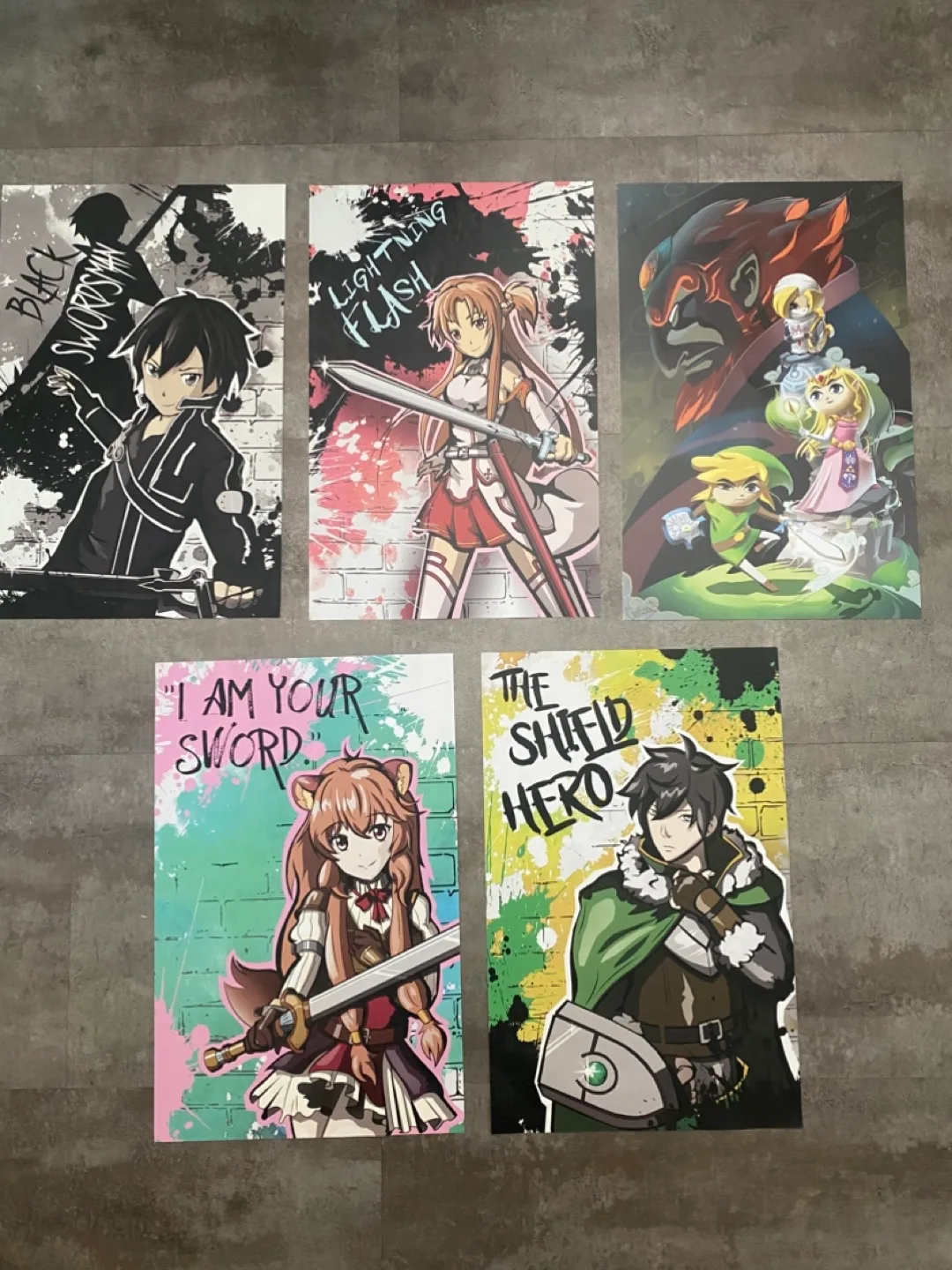 NEW!! 4 Anime Posters, 1 Zelda Poster! image indicator(7)