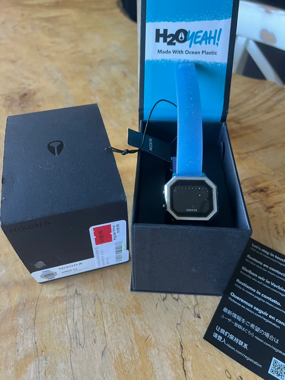 NEW Nixon Siren SS Tropical Gangster Watch - Blue image indicator(5)