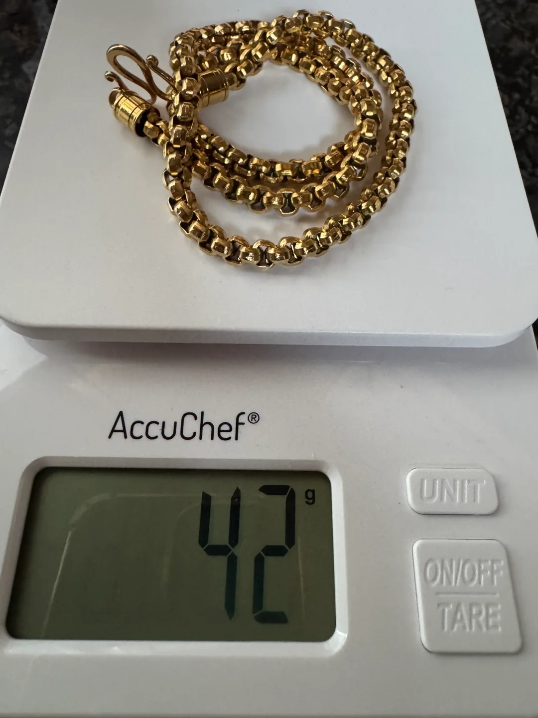 Gold Necklace Chain, 42g (Sold) image indicator(3)