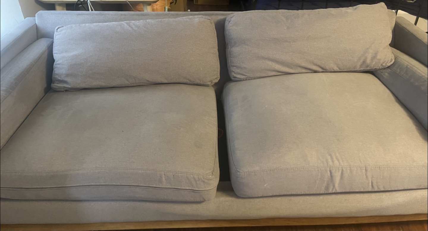 Gray 2-Seat Sofa - photo 3