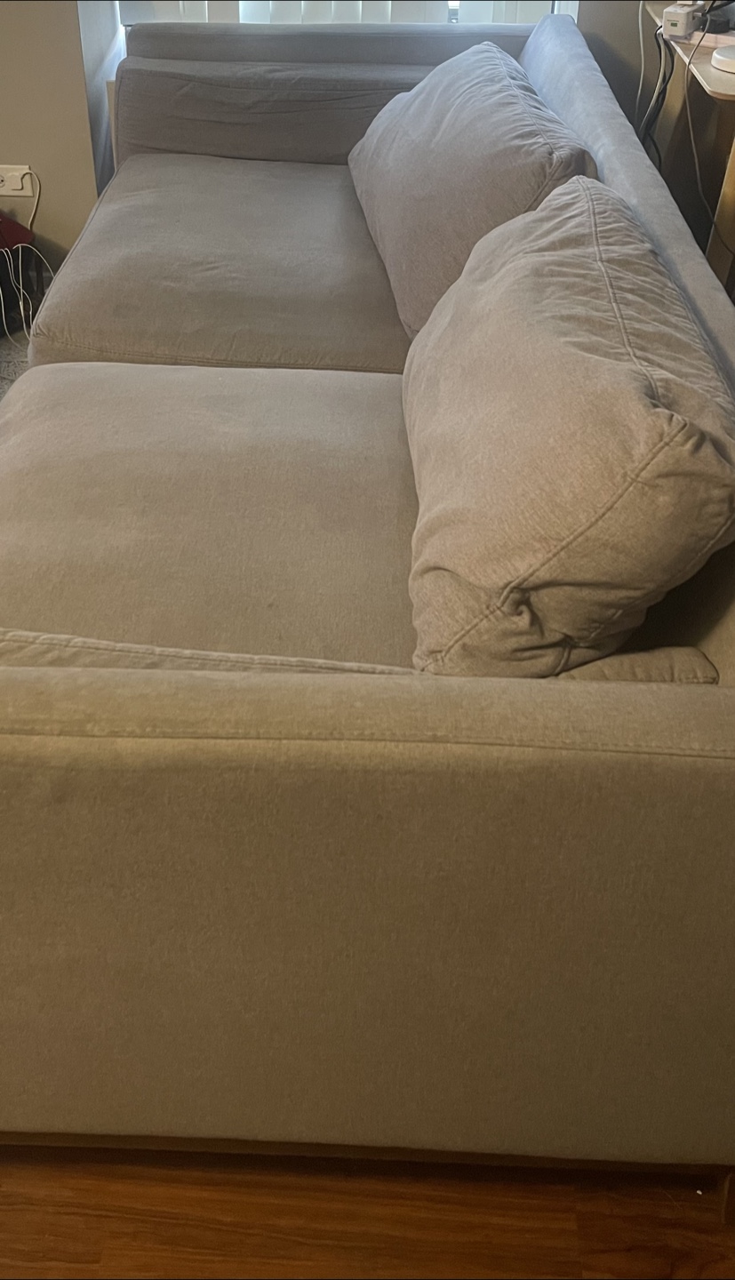 Gray 2-Seat Sofa - photo 2