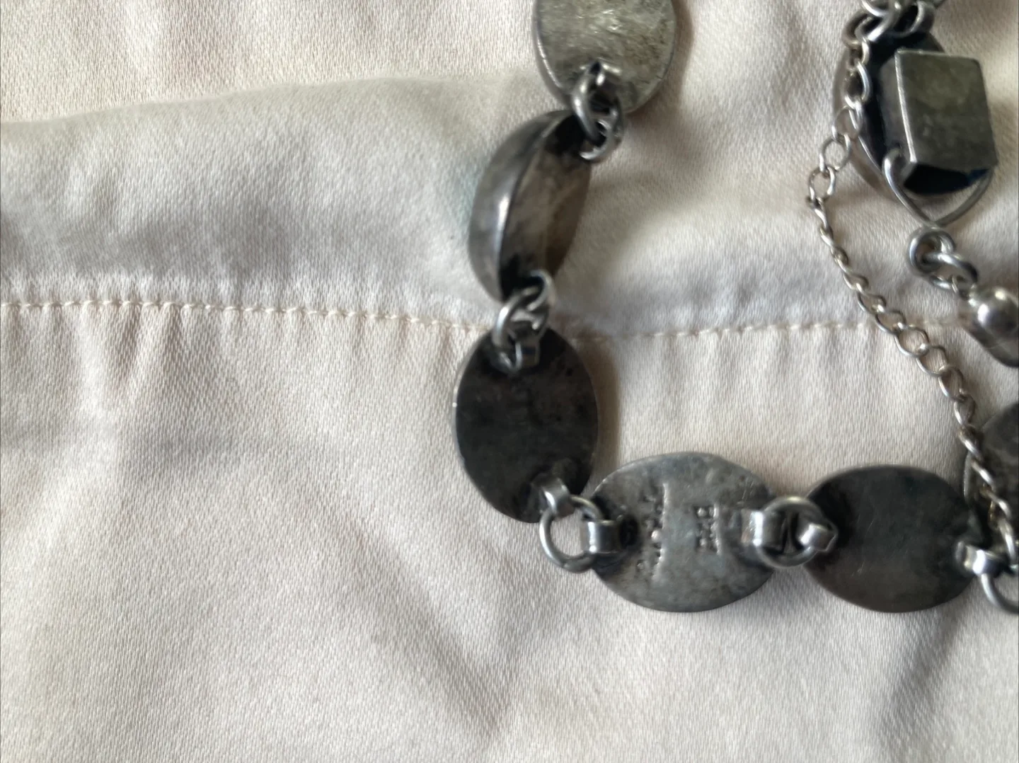 heavy silver and turquoise bracelet image indicator(3)