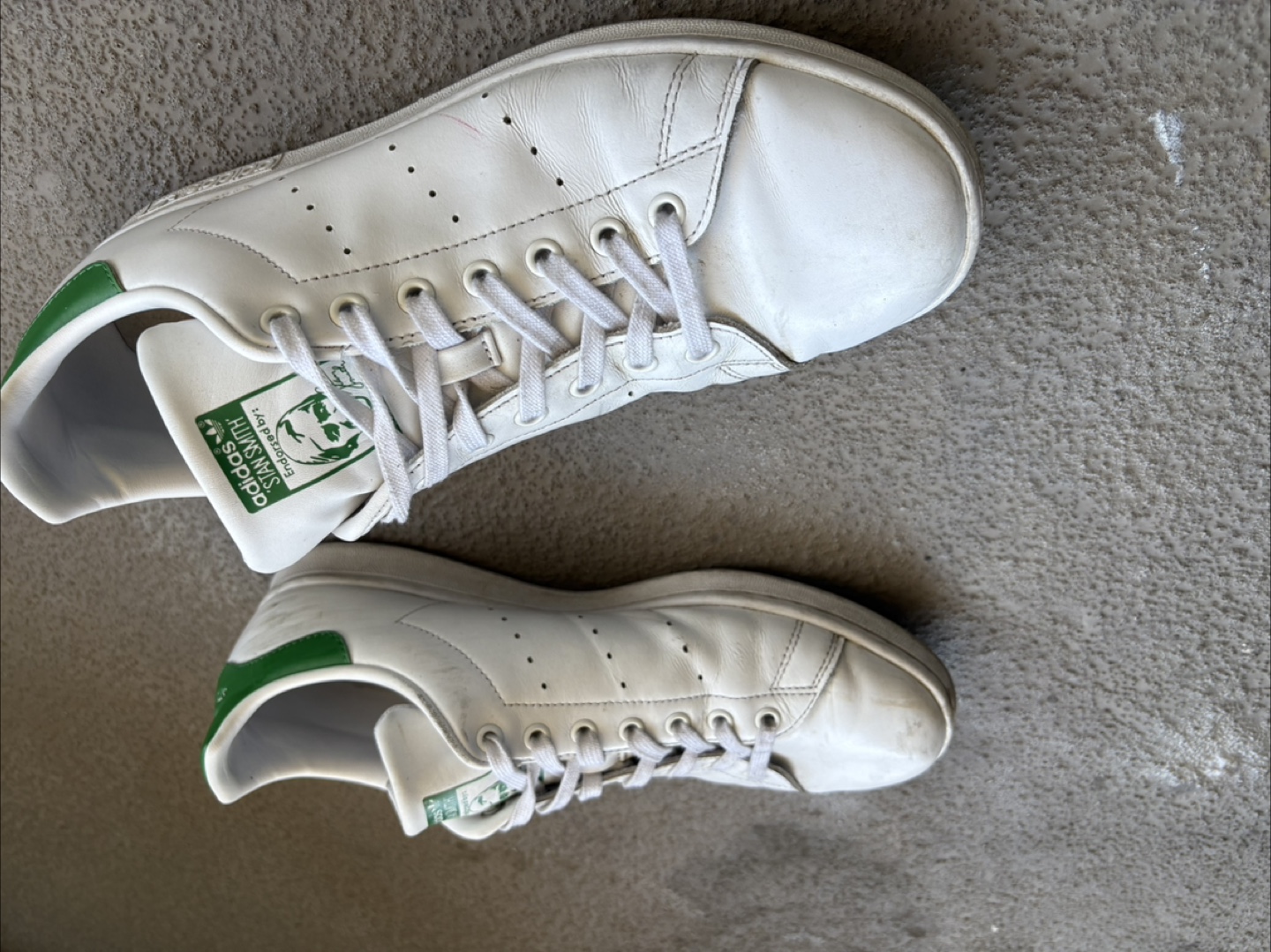 Adidas Stan Smith White/Green Sneakers - photo 2