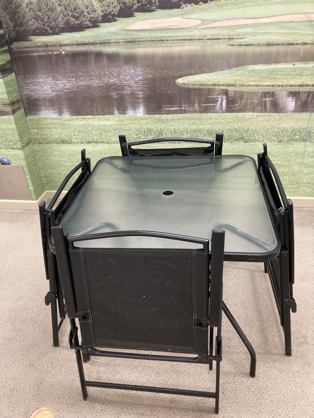 Patio table and four chairs - photo 4