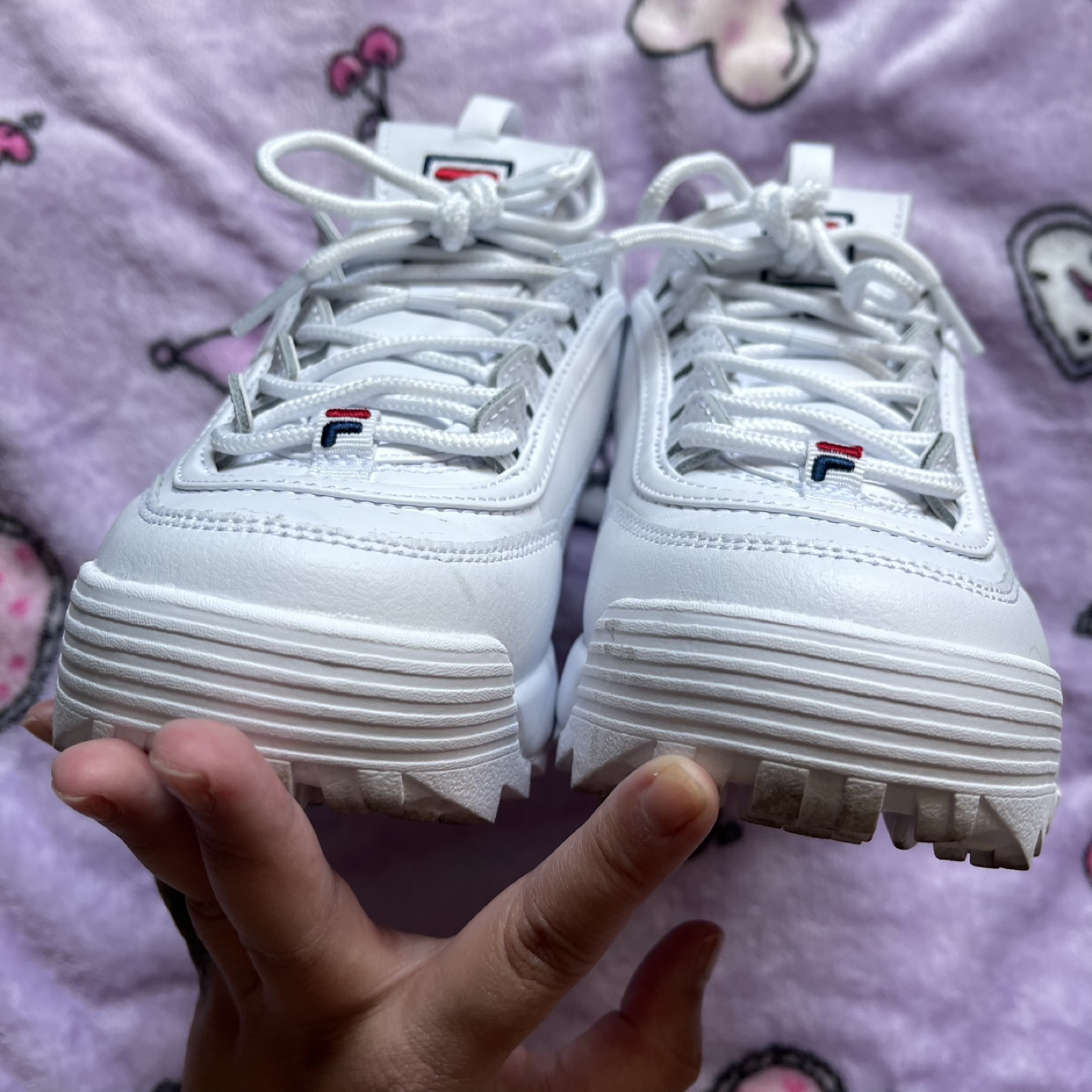 Women’s Fila Disruptor II White Sneakers - photo 5