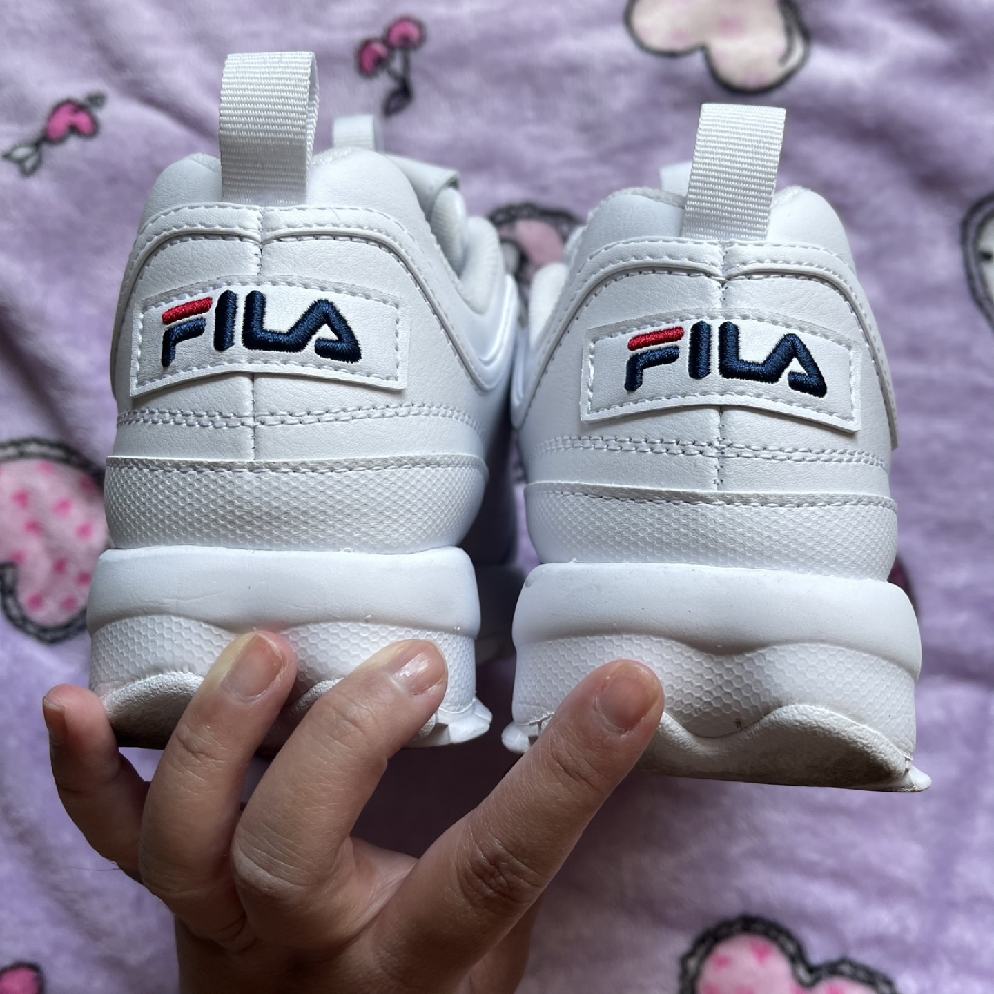 Women’s Fila Disruptor II White Sneakers - photo 4