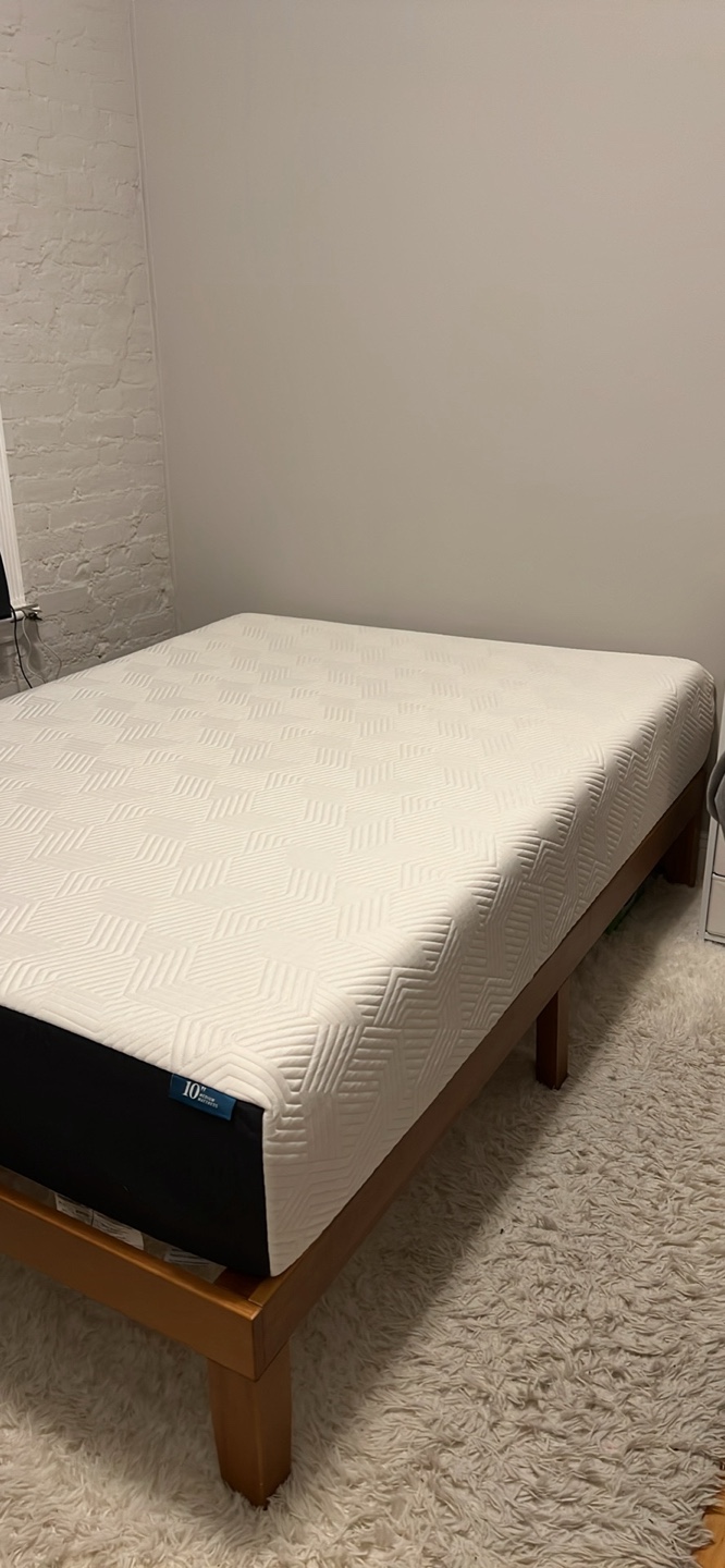 Lucid 10-inch Memory Foam Mattress And Bed Frame