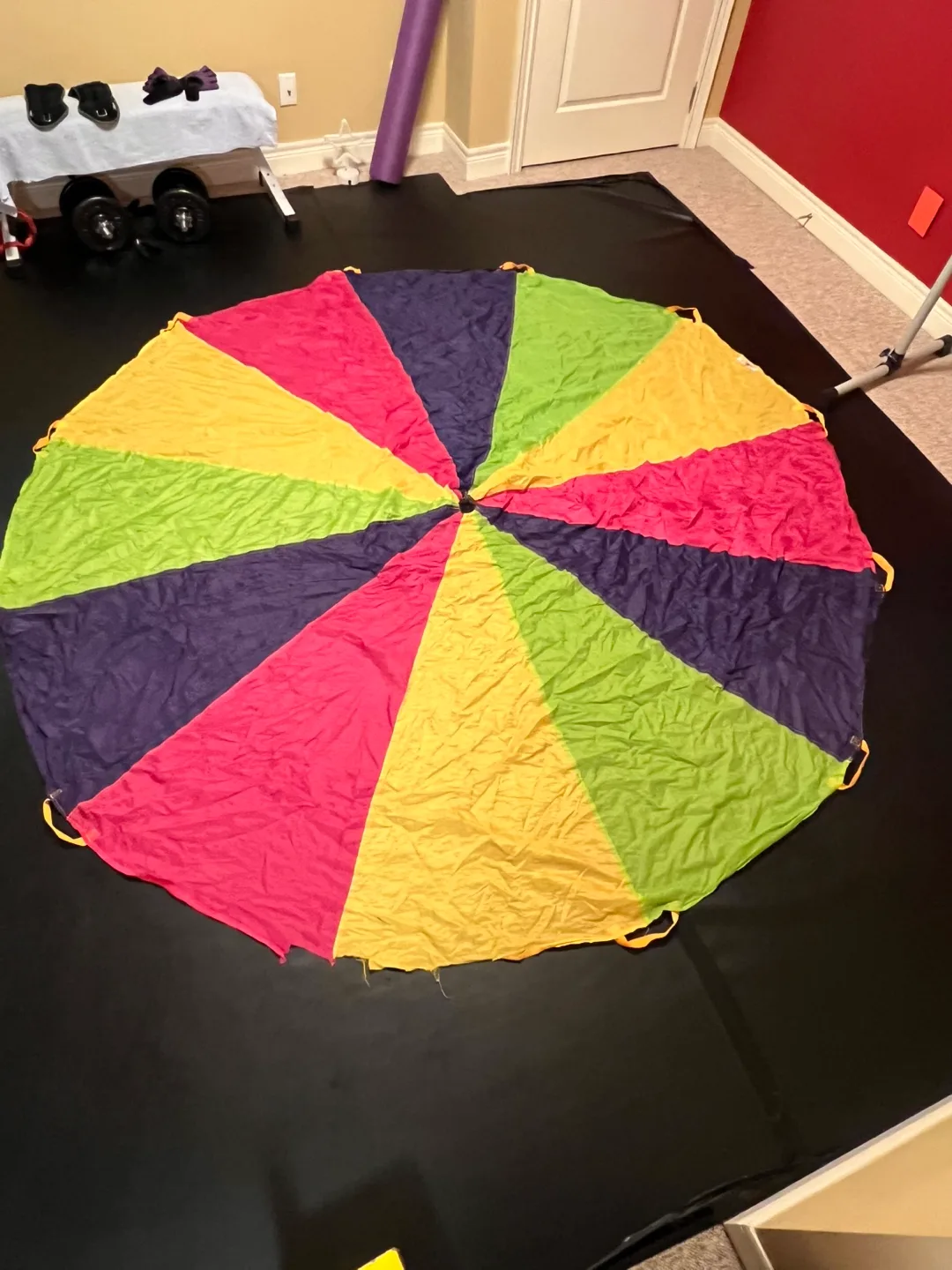 Kids Play Parachute - Rainbow Colours thumbnail