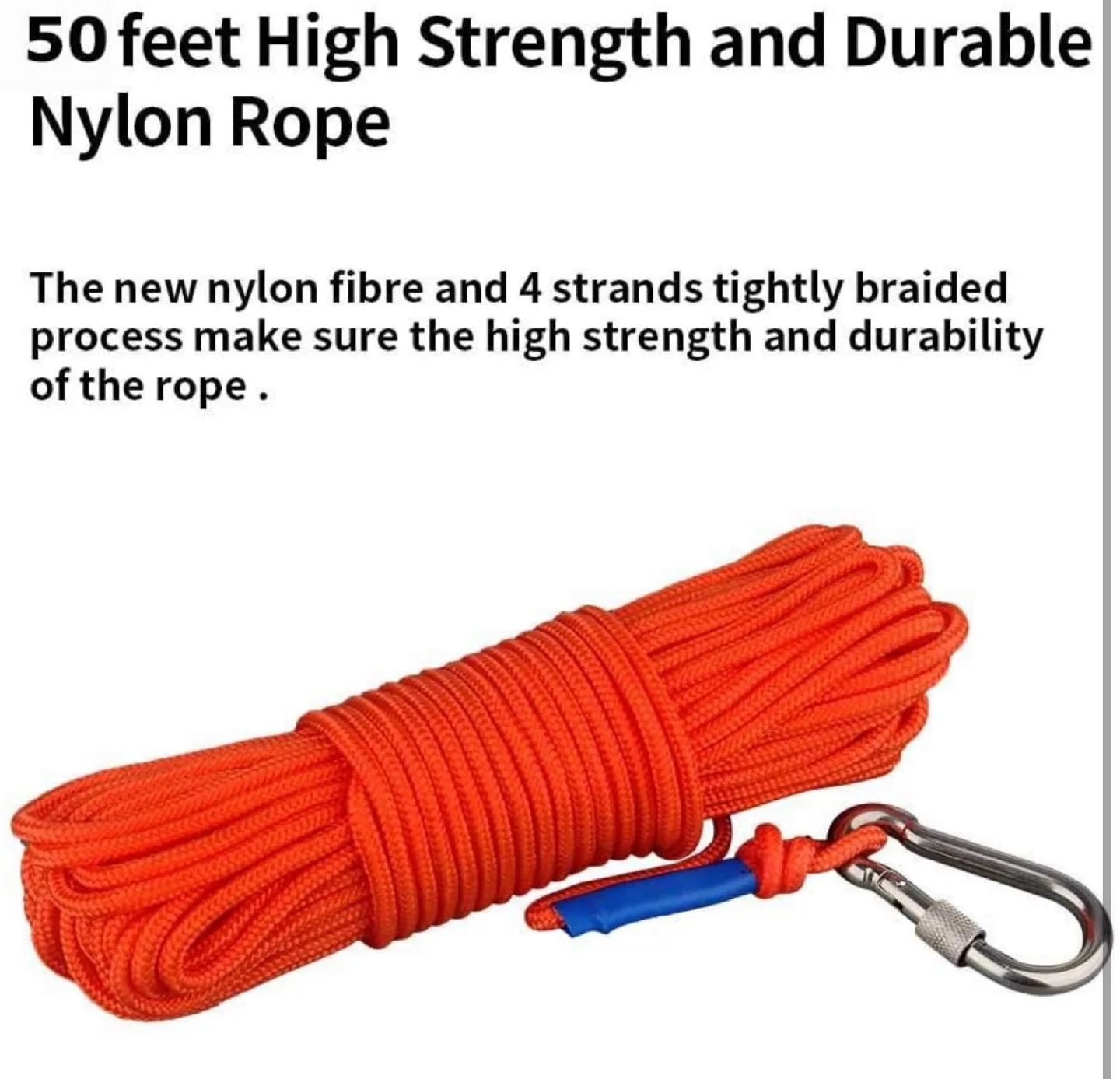 New Pack Magnet Fishing Kit with Rope & Gloves image indicator(3)