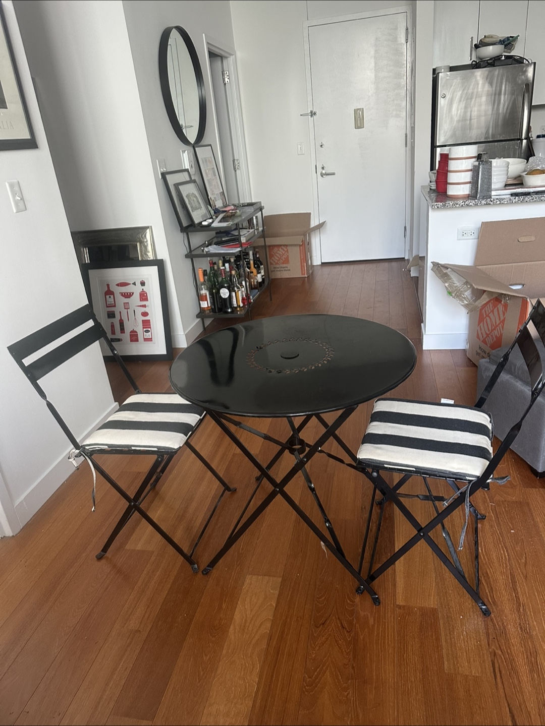 Ballard Designs Café 3-Piece Folding Dining Set