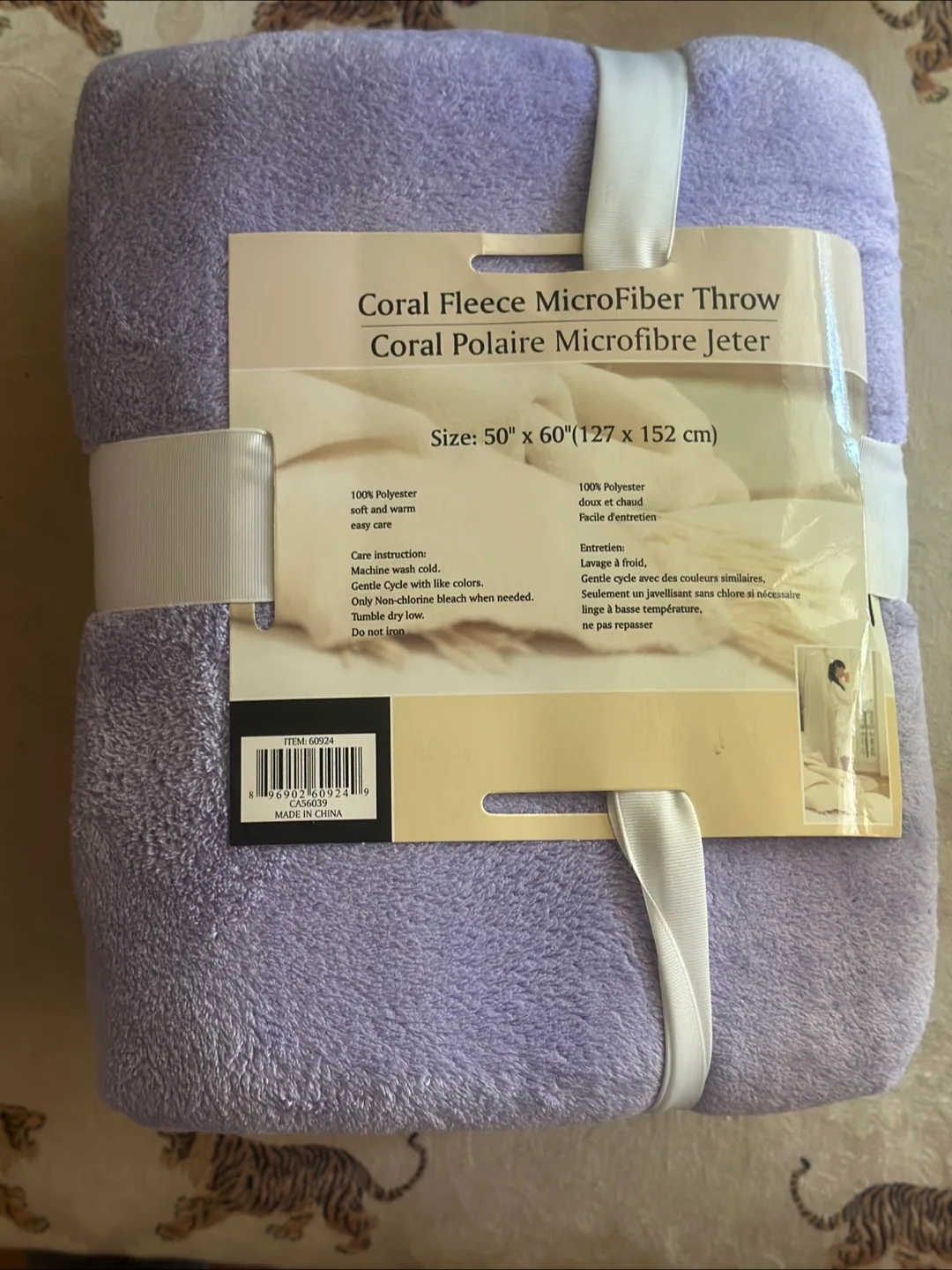 Coral Fleece Microfiber Throw 50" x 60" thumbnail