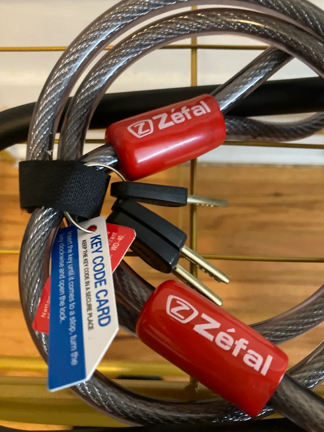 Heavy duty U13 Zéfal Bicycle Lock with Keys image indicator(2)