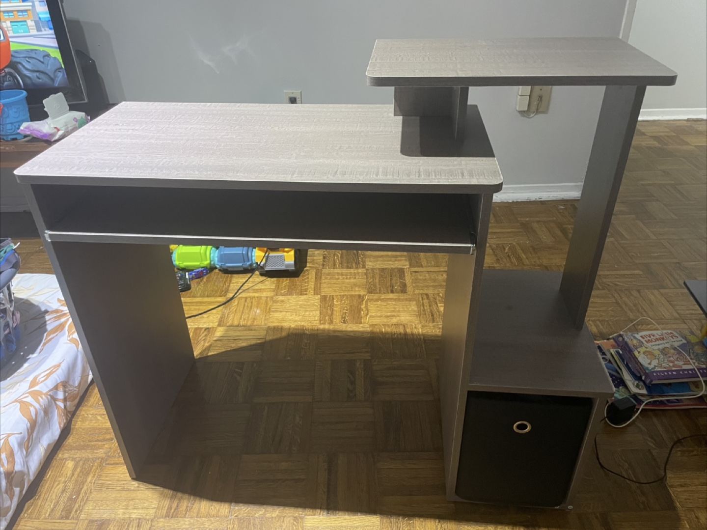 Computer Desk with Hutch and Storage (moving out sale) - photo 3