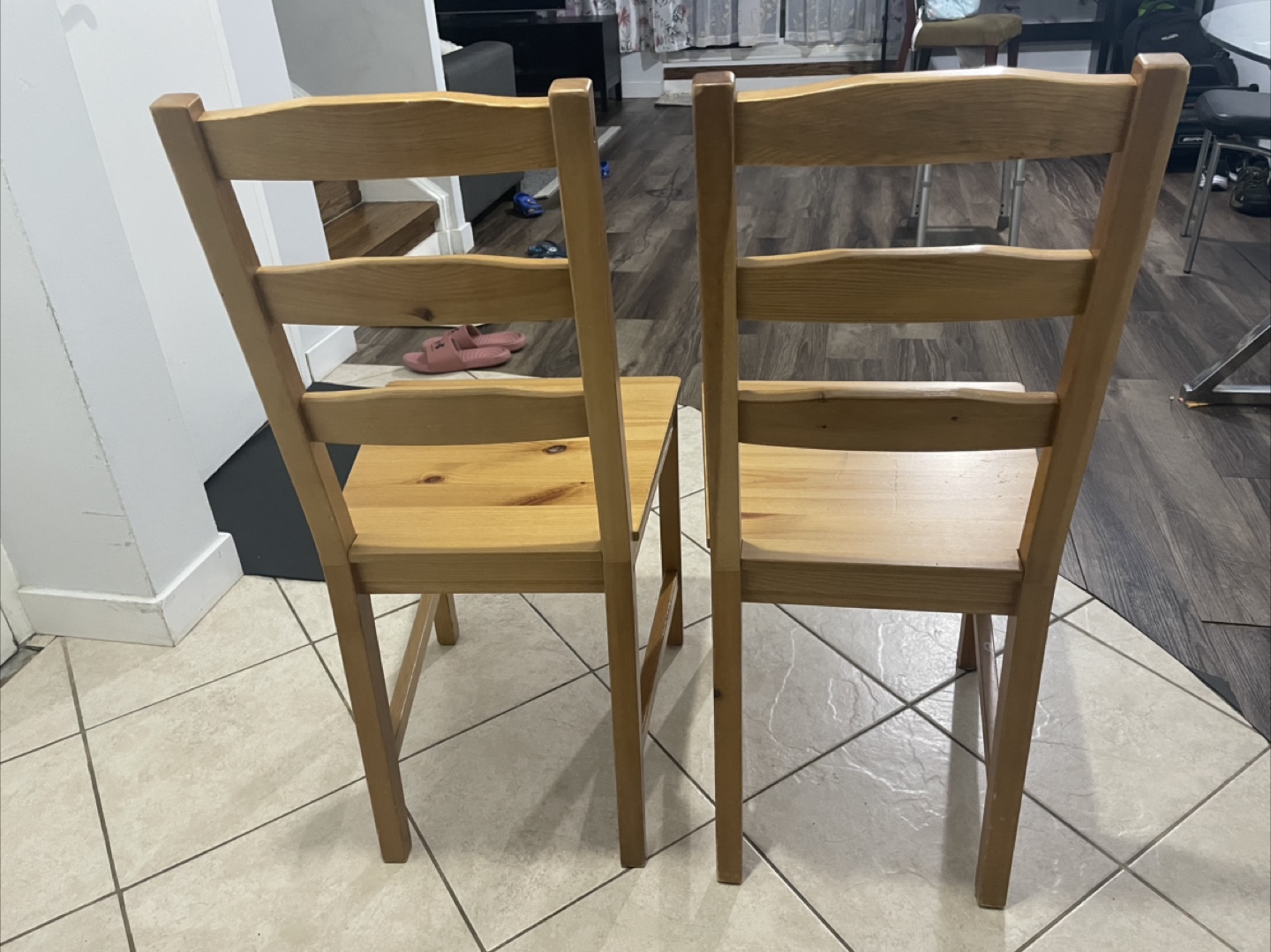 Pair of Wooden Chairs (moving out sale) - photo 3