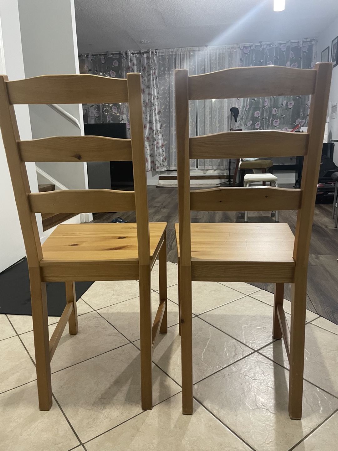 Pair of Wooden Chairs (moving out sale) - photo 2
