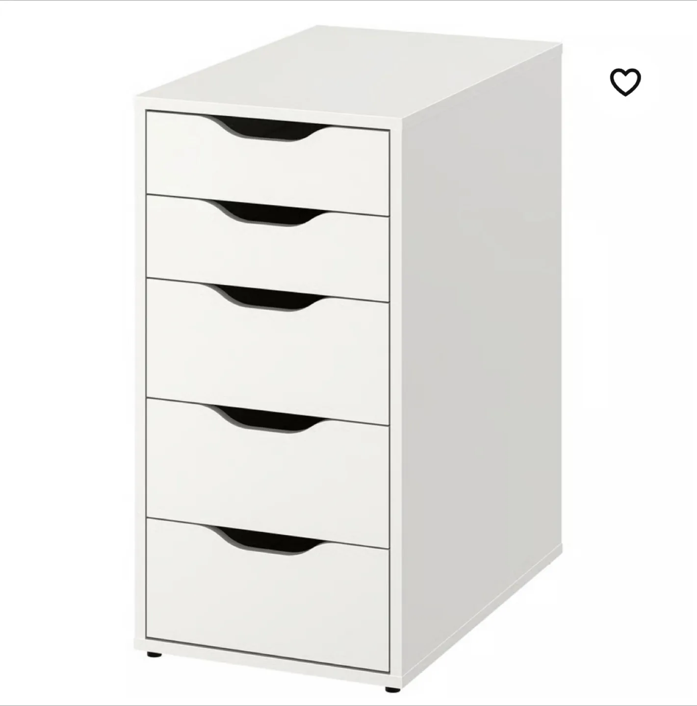 IKEA Alex White Drawer Unit thumbnail