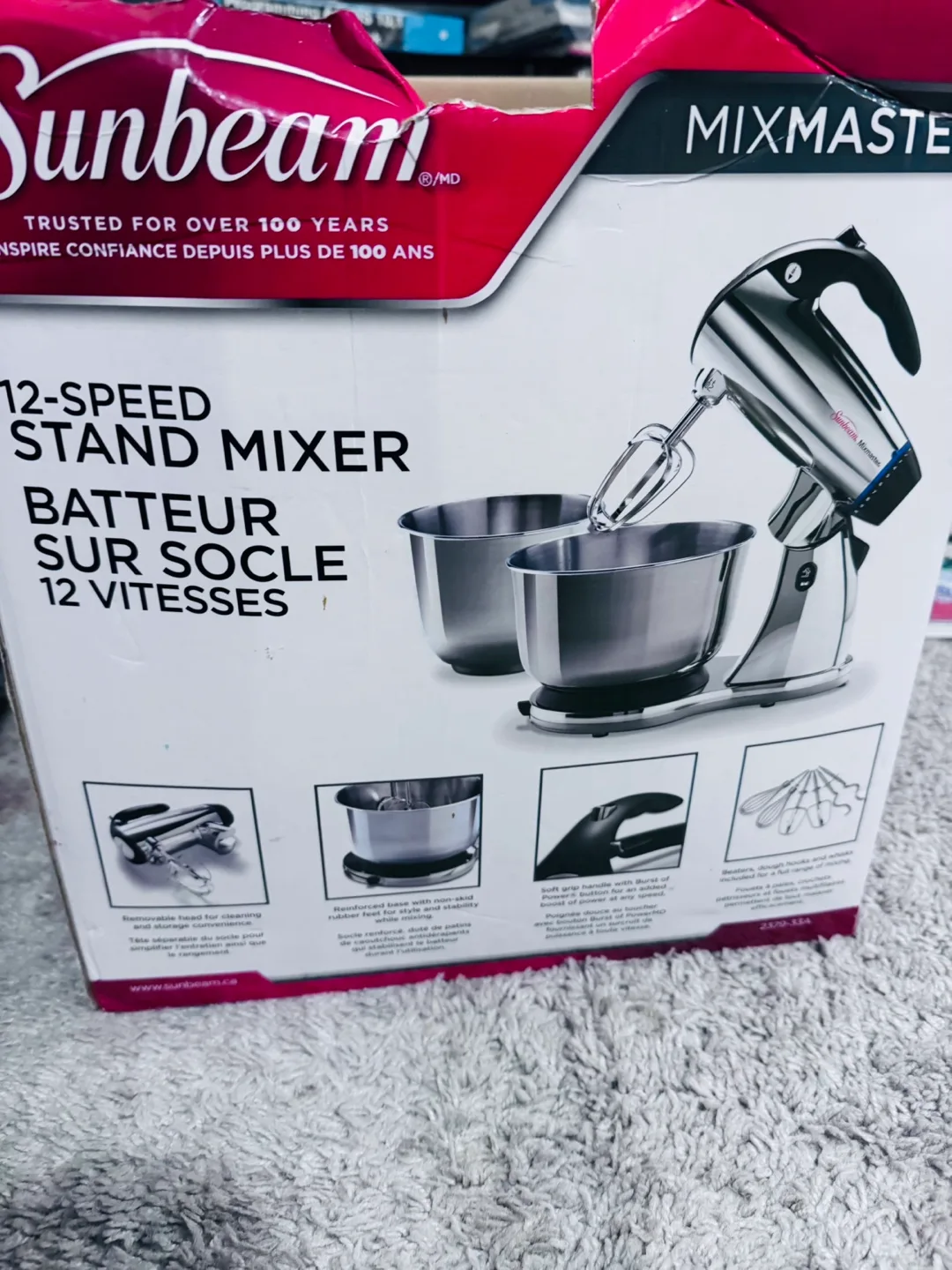 Sunbeam Mixmaster 12-Speed Stand Mixer thumbnail