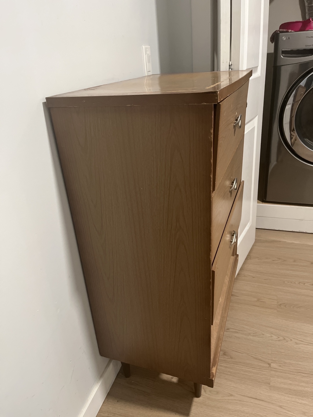Wood 3-Drawer Dresser - photo 2